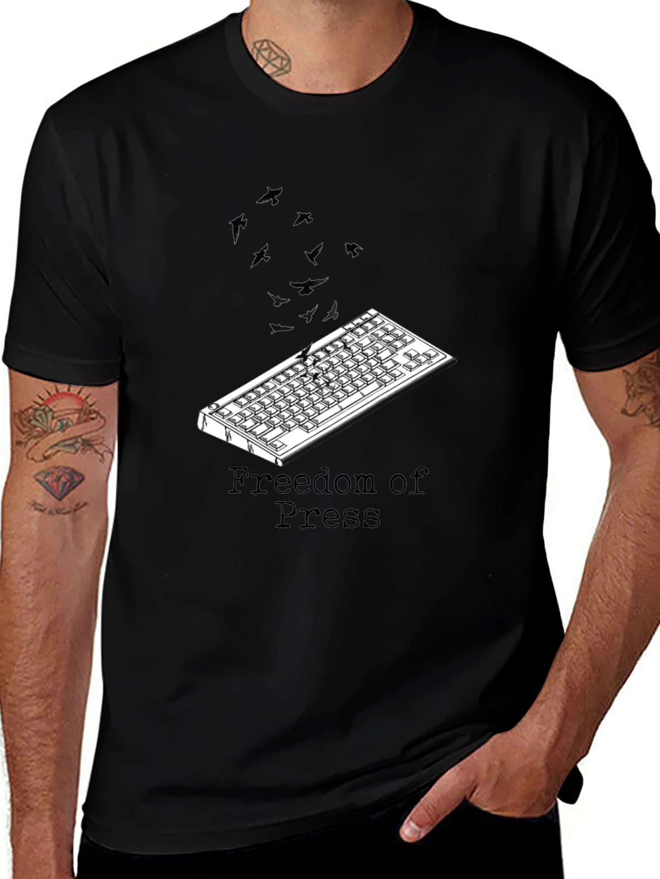 Freedom of Press T-Shirt - Express Yourself!