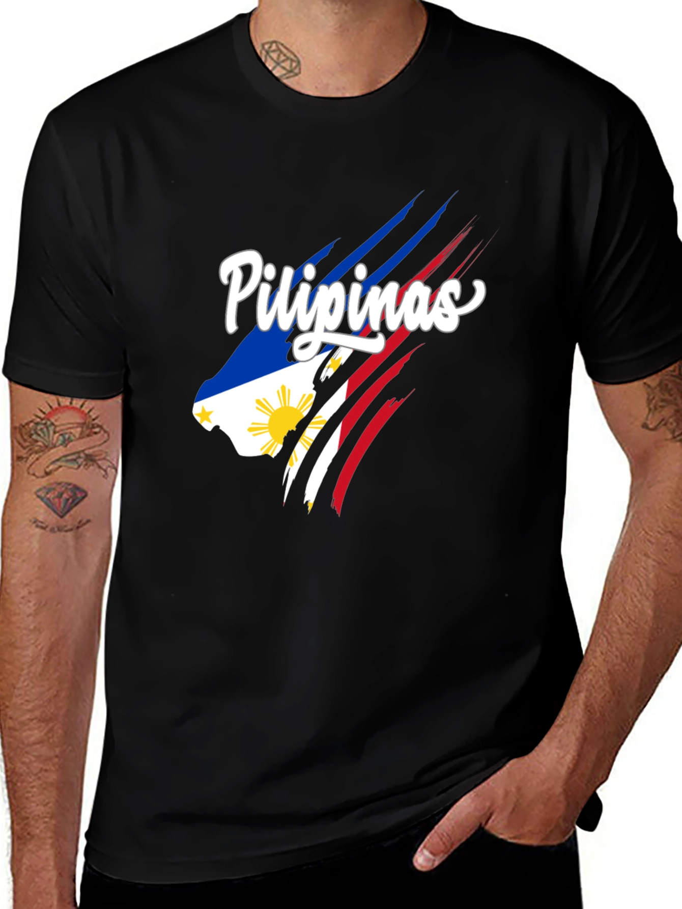 Pilipinas Flag T-Shirt - Filipino Pride Tee