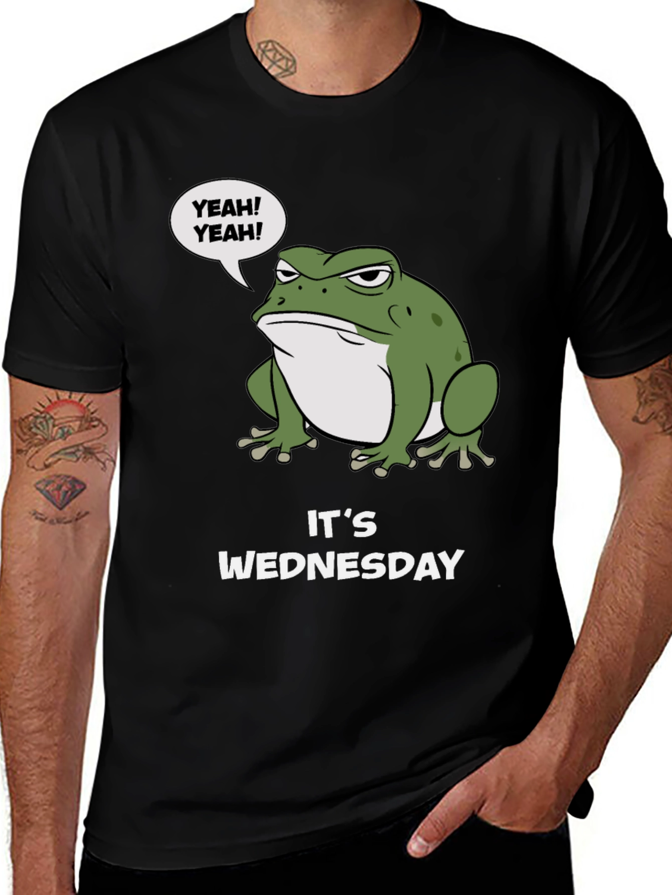 Variant 25 of It's Wednesday Frog T-Shirt