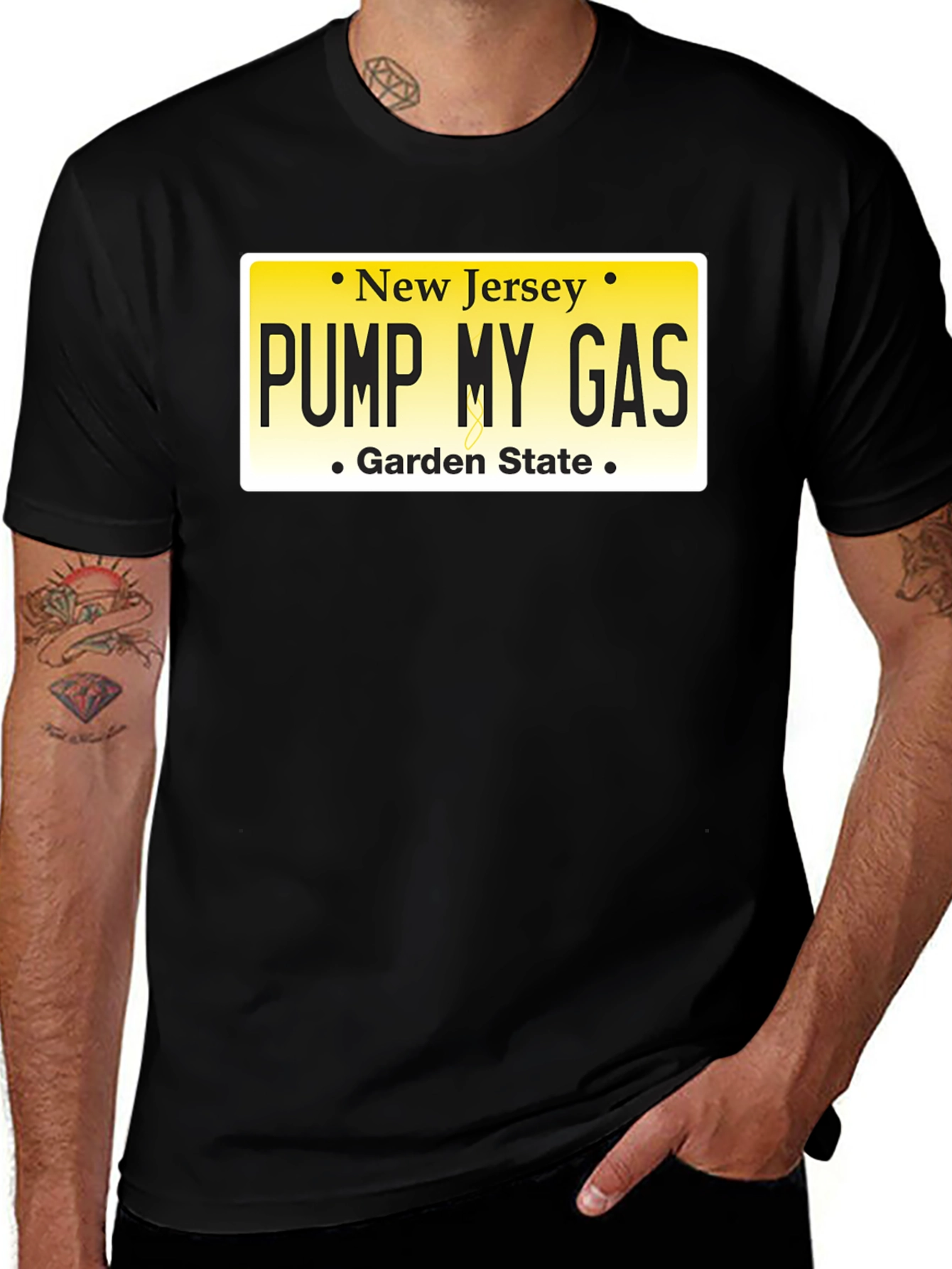 New Jersey 'Pump My Gas' Black T-Shirt