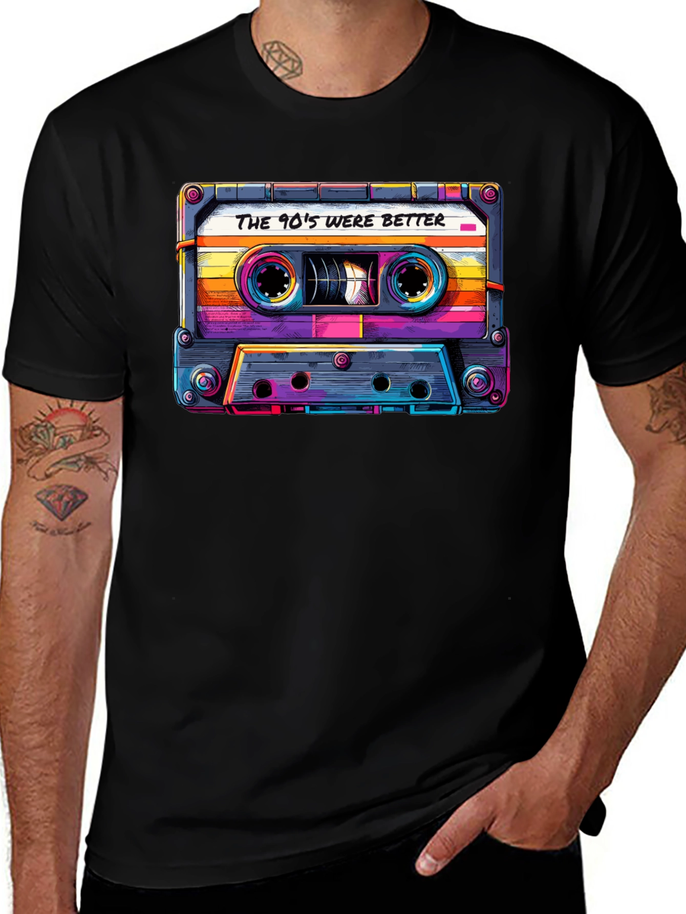 Variant 9 of Retro 90's Mixtape T-Shirt