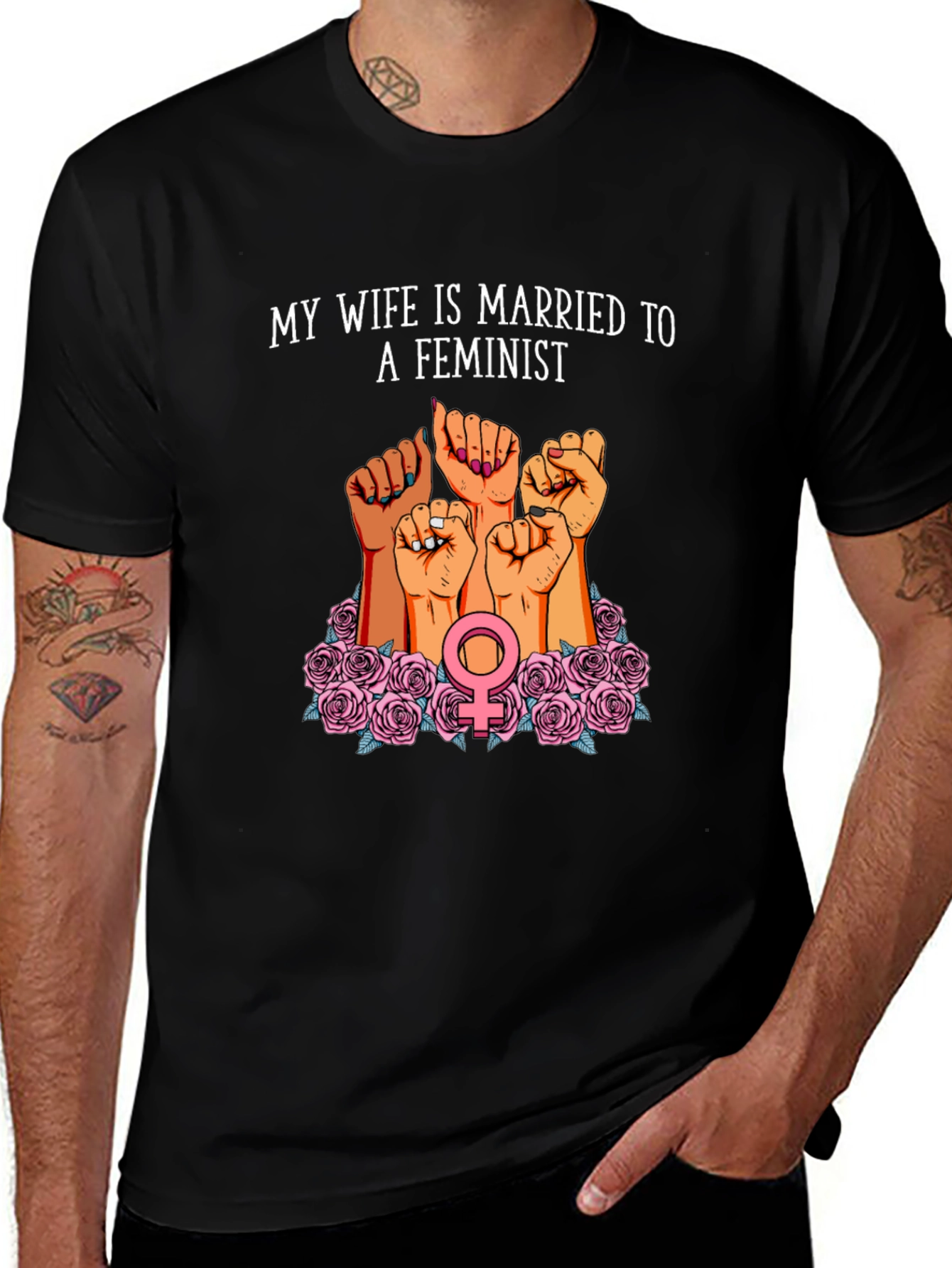 Variant 22 of Feminist Husband T-Shirt