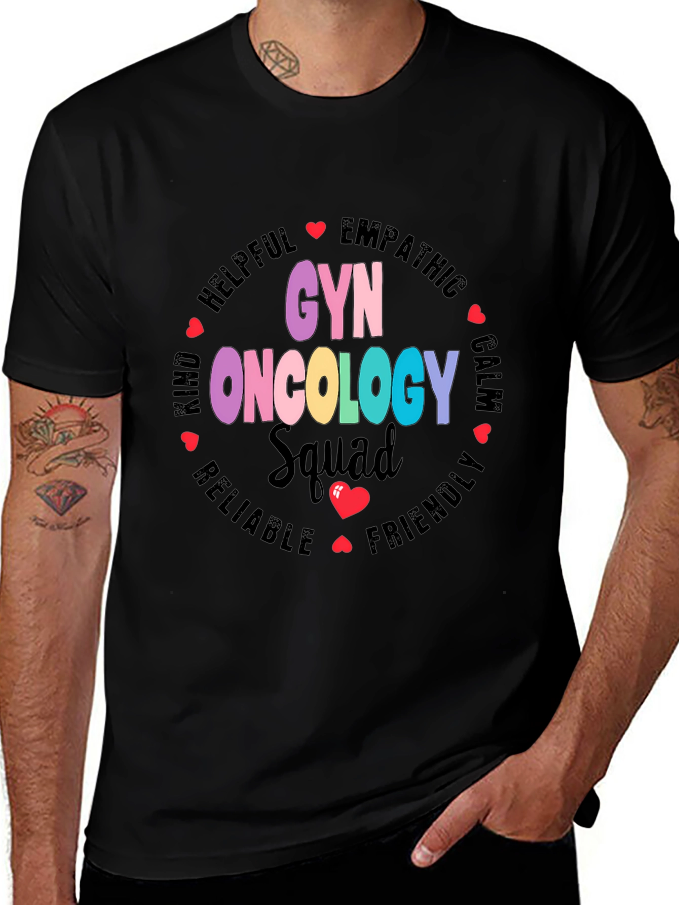 GYN Oncology Squad T-Shirt - Empathetic, Helpful, Kind