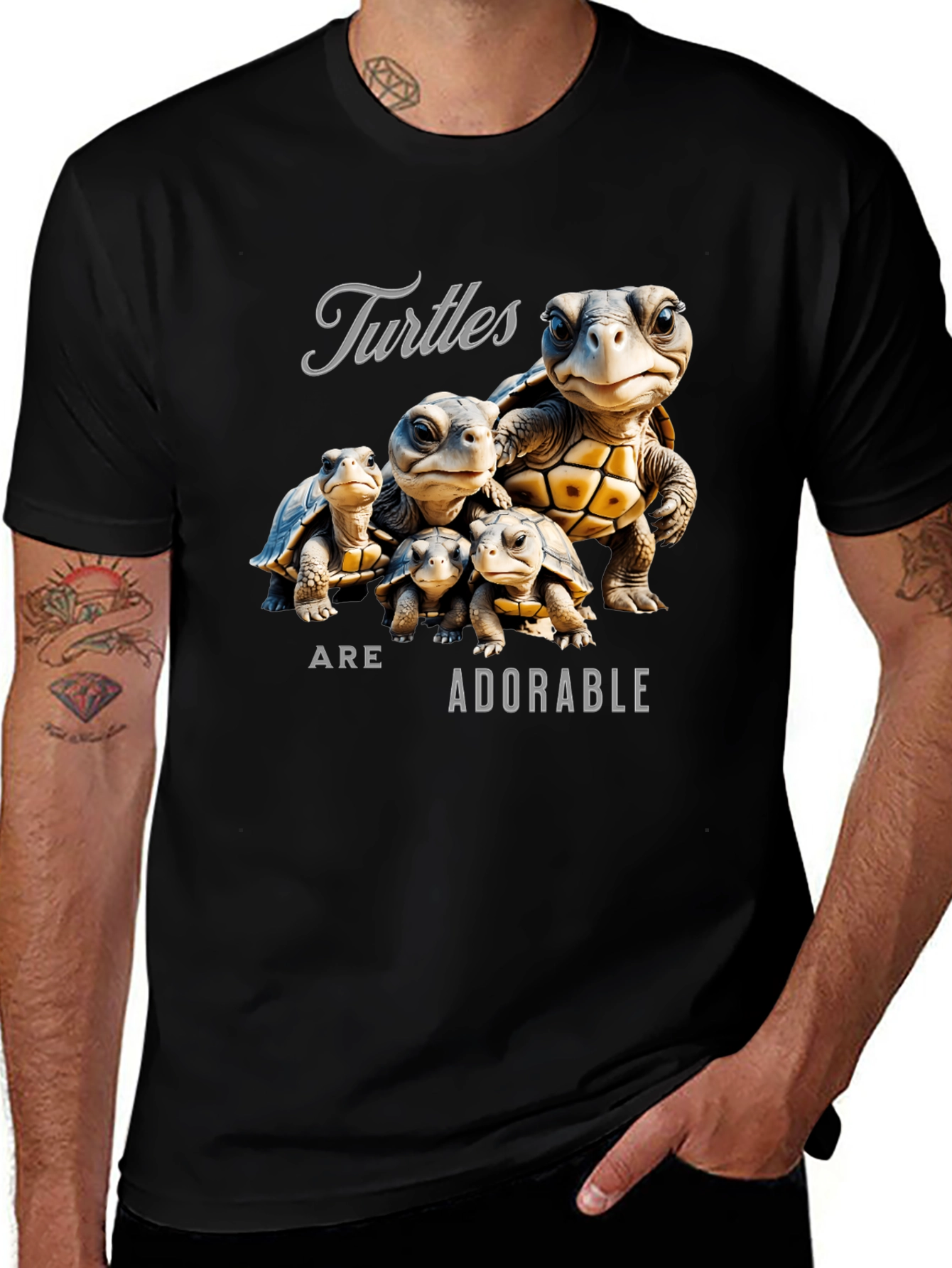 Variant 11 of Turtles Are Adorable Graphic T-Shirt