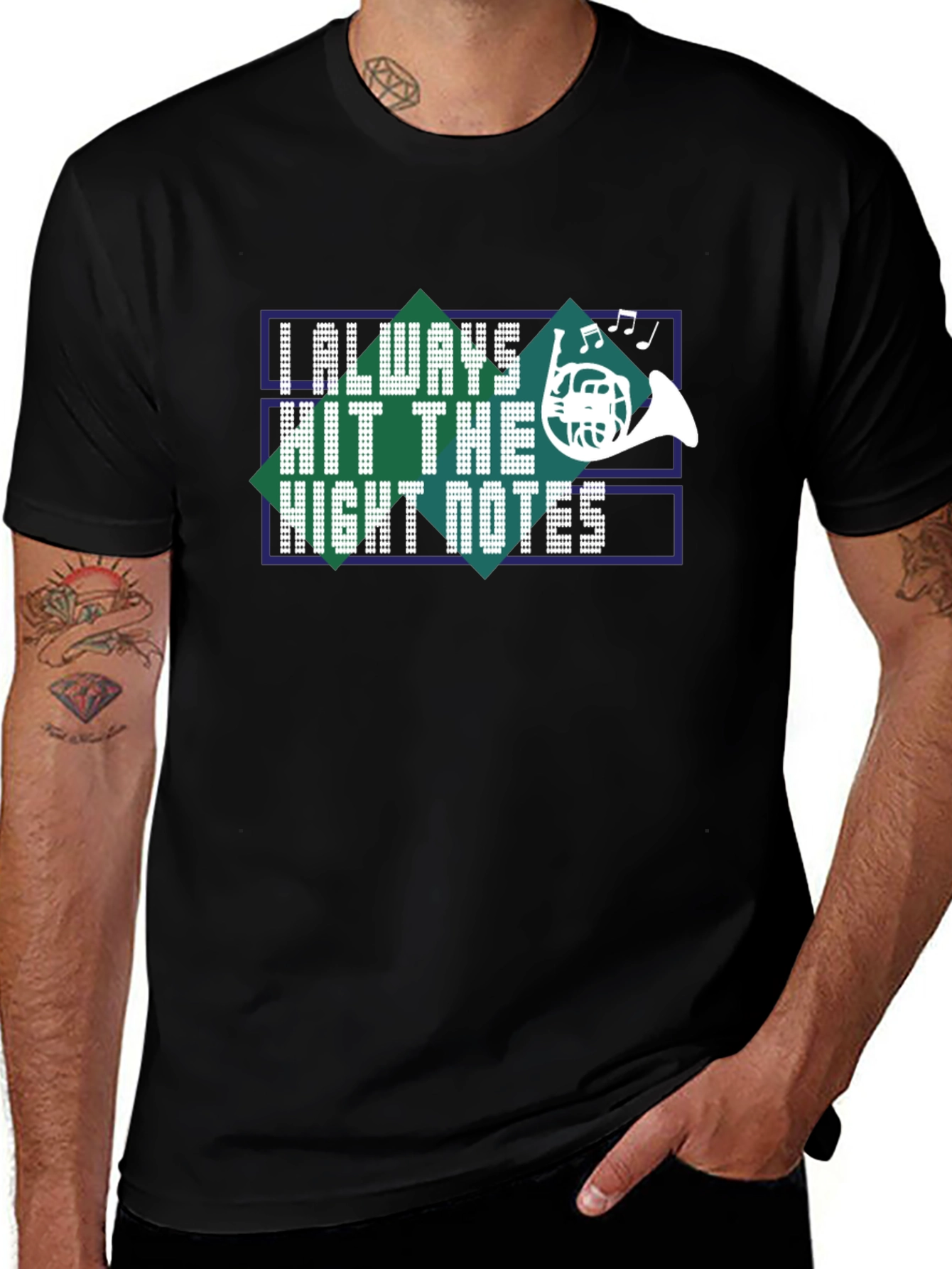 Variant 12 of I Always Hit The Right Notes T-Shirt