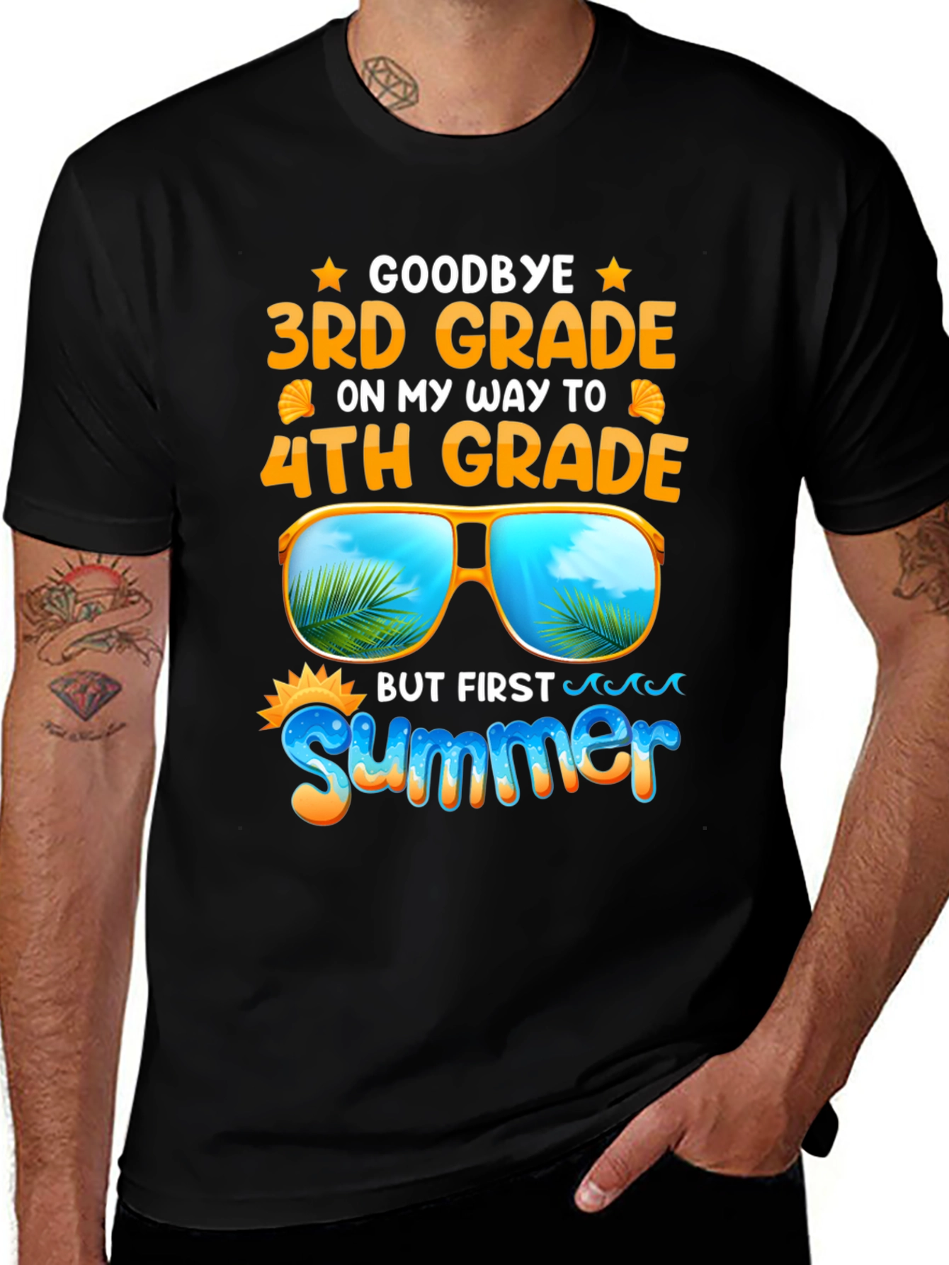 Goodbye 3rd Grade Summer Vacation T-Shirt