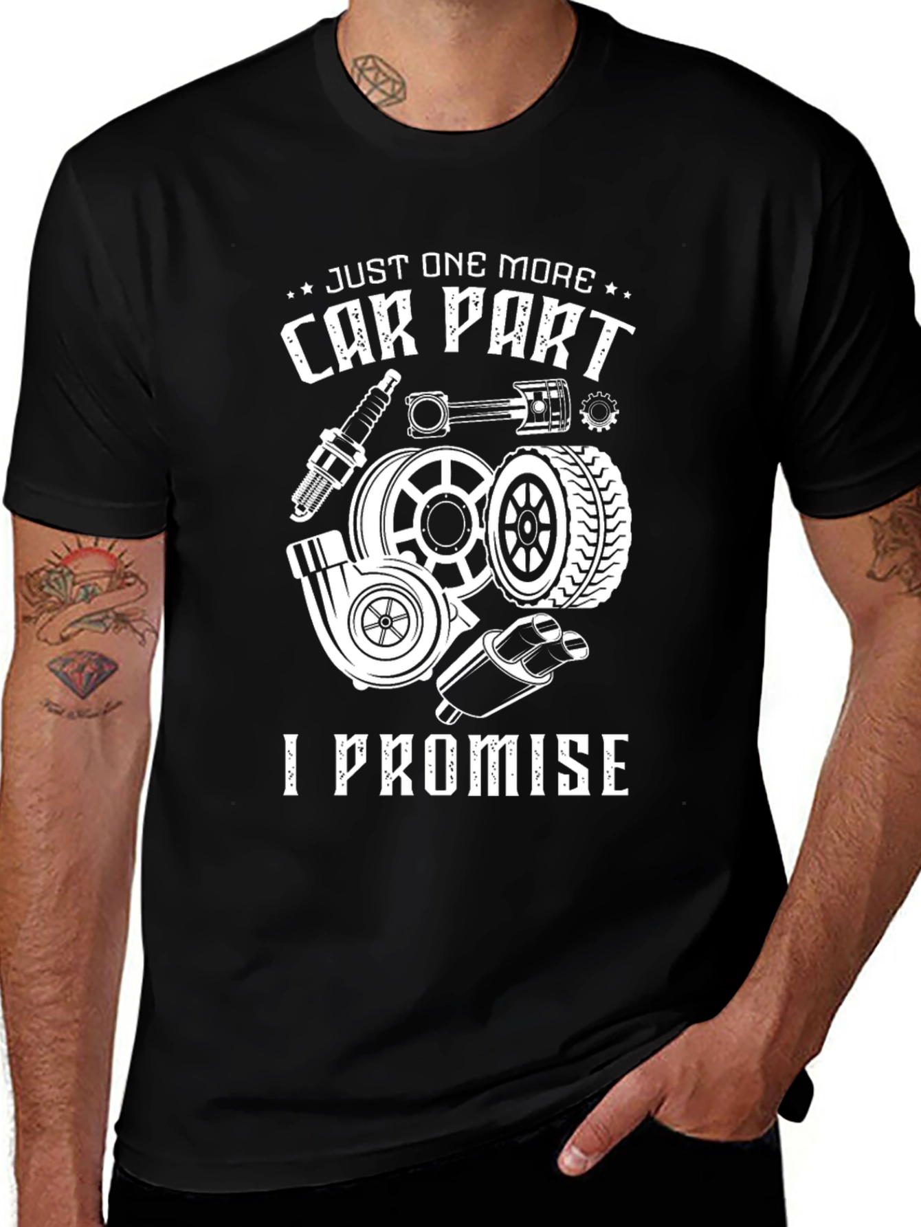Variant 18 of Just One More Car Part T-Shirt