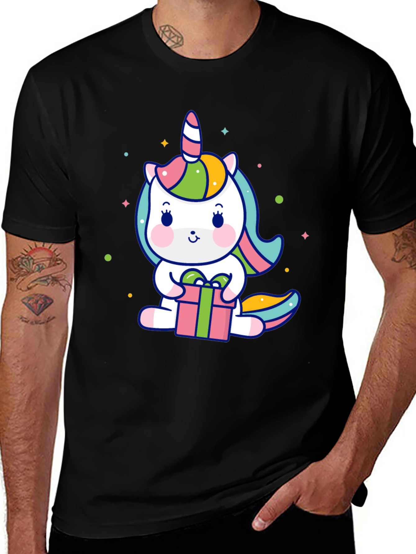 Variant 11 of Unicorn Gift Tee - Cute Cartoon Animal Shirt