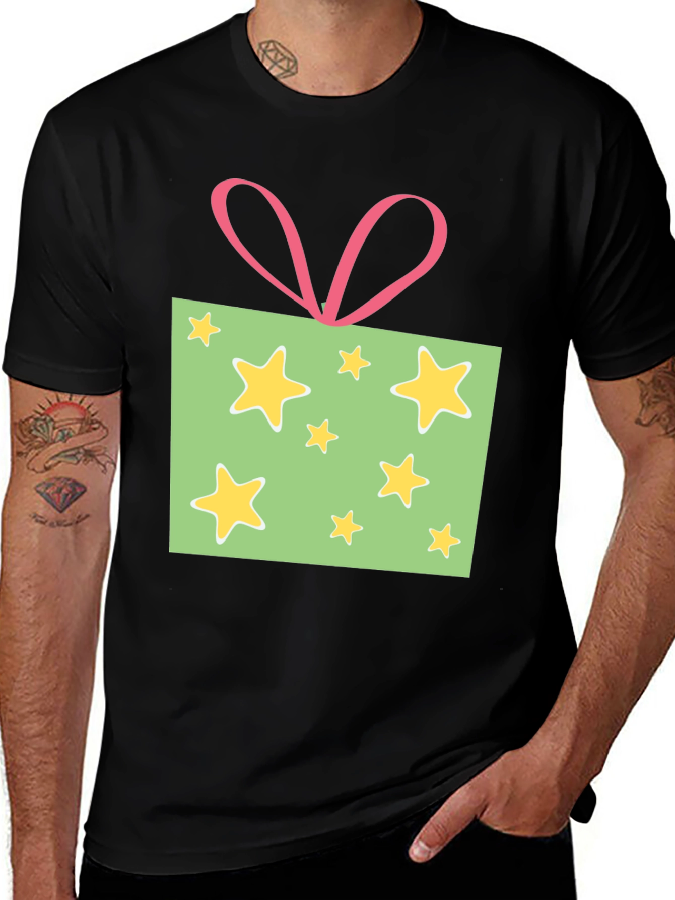 Variant 20 of Festive Gift T-Shirt - Starry Celebration