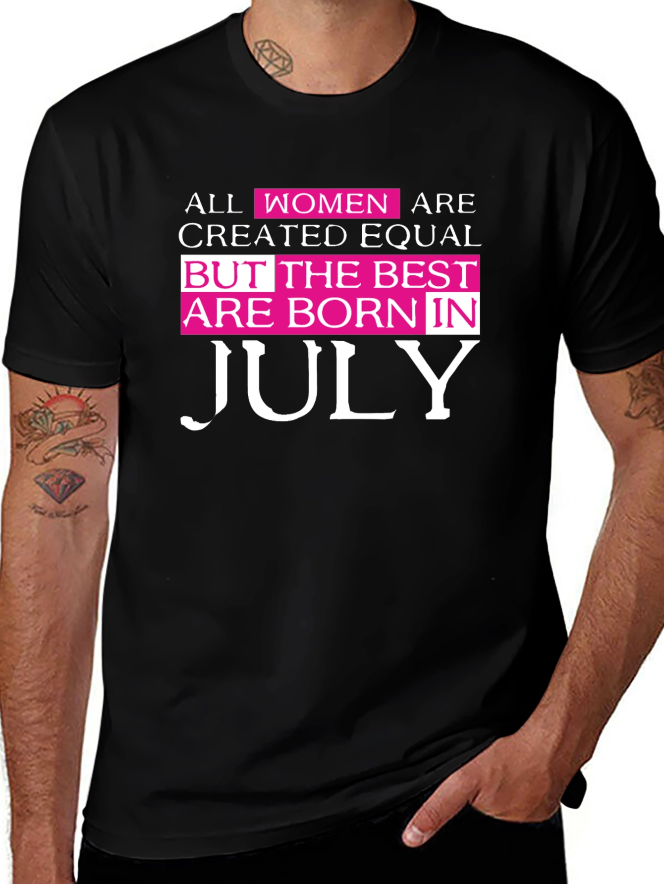 Best Women are Born in July Graphic Tee