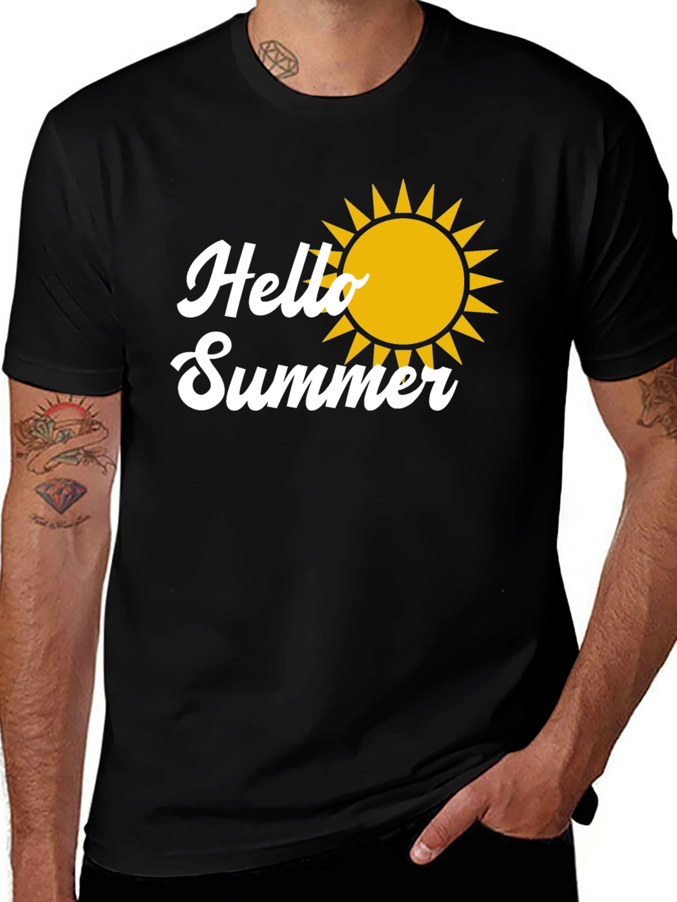 Variant 22 of Hello Summer Graphic T-Shirt