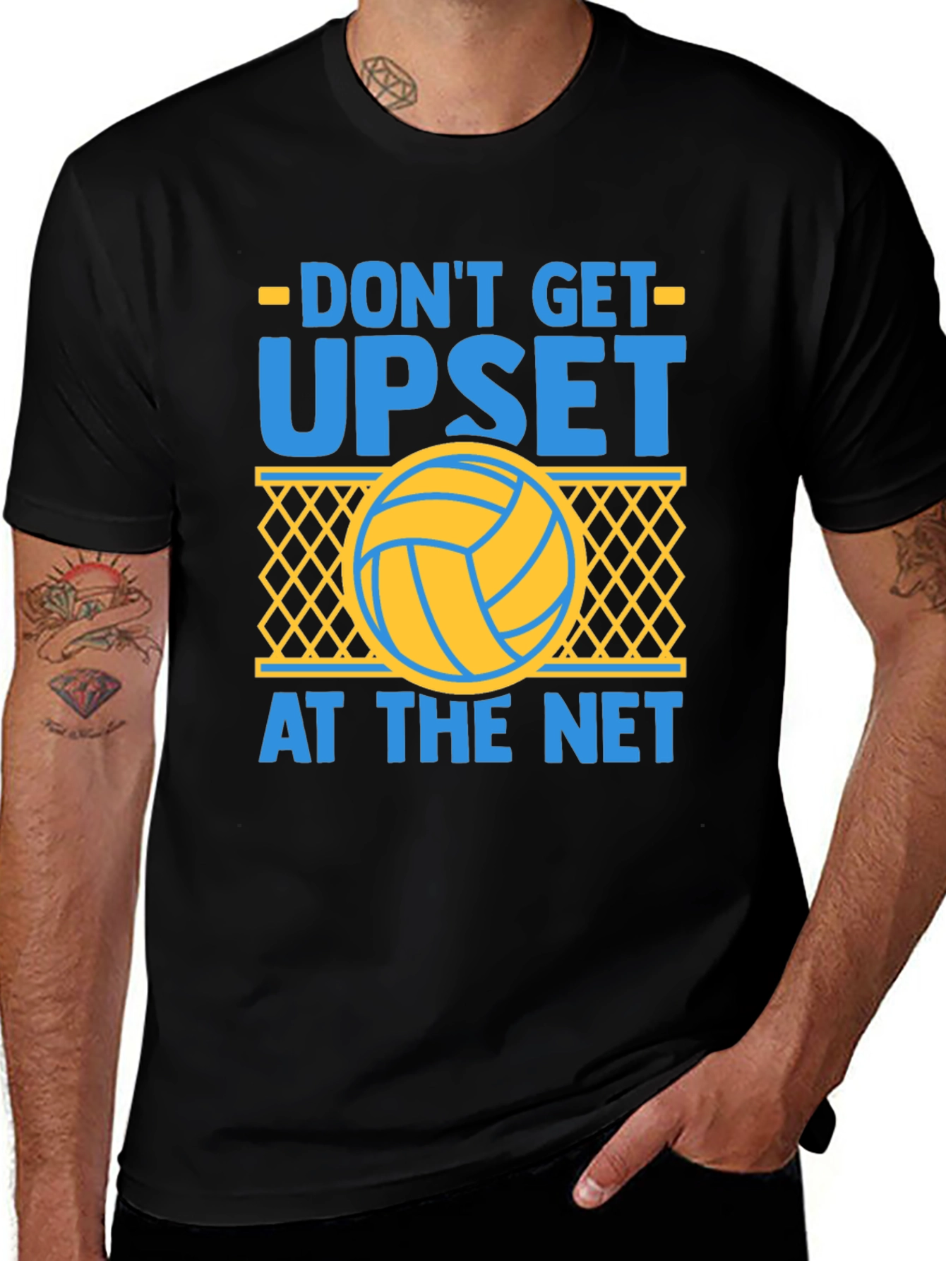 Don't Get Upset at the Net Volleyball T-Shirt
