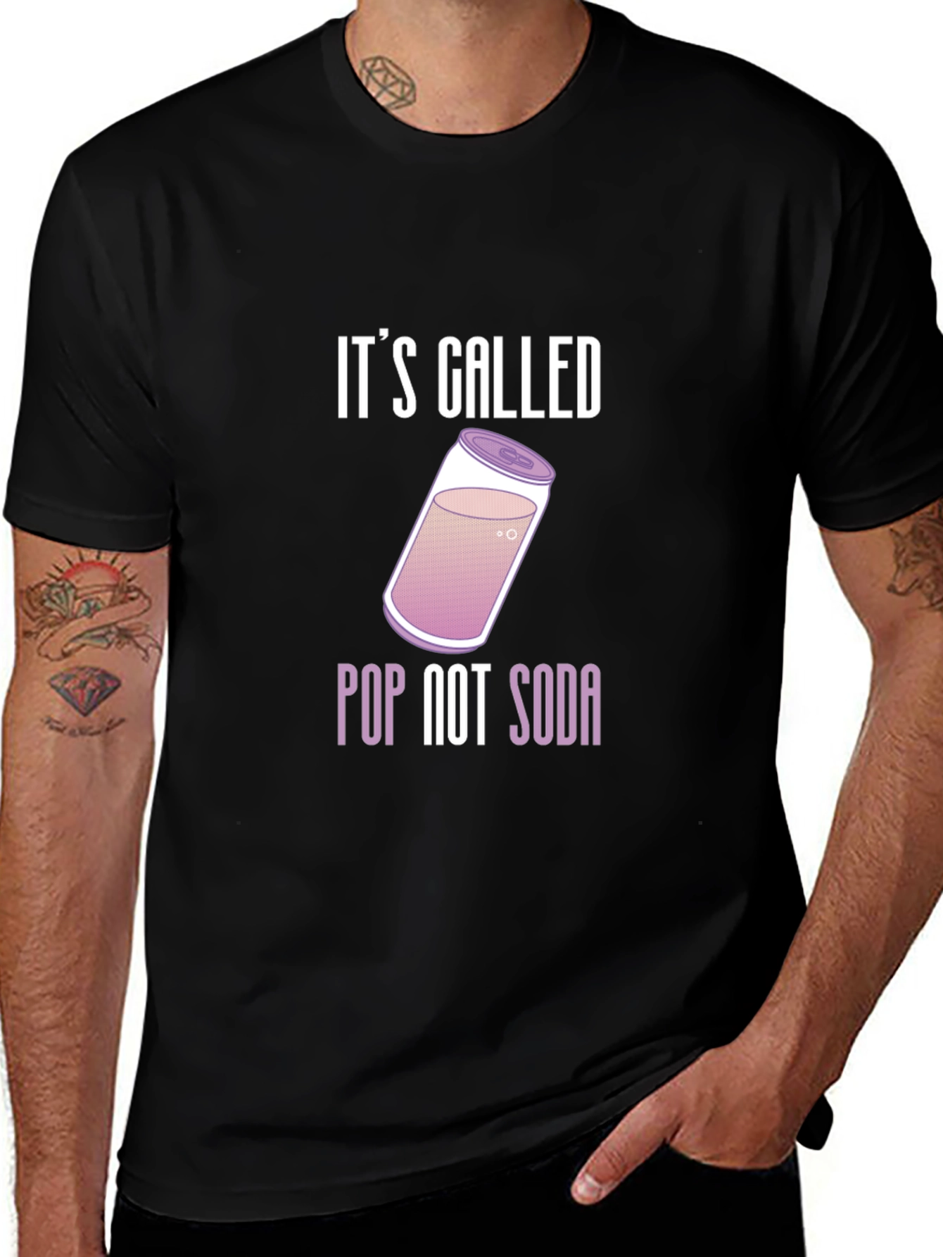 Variant 30 of It's Called Pop Not Soda - Graphic T-Shirt