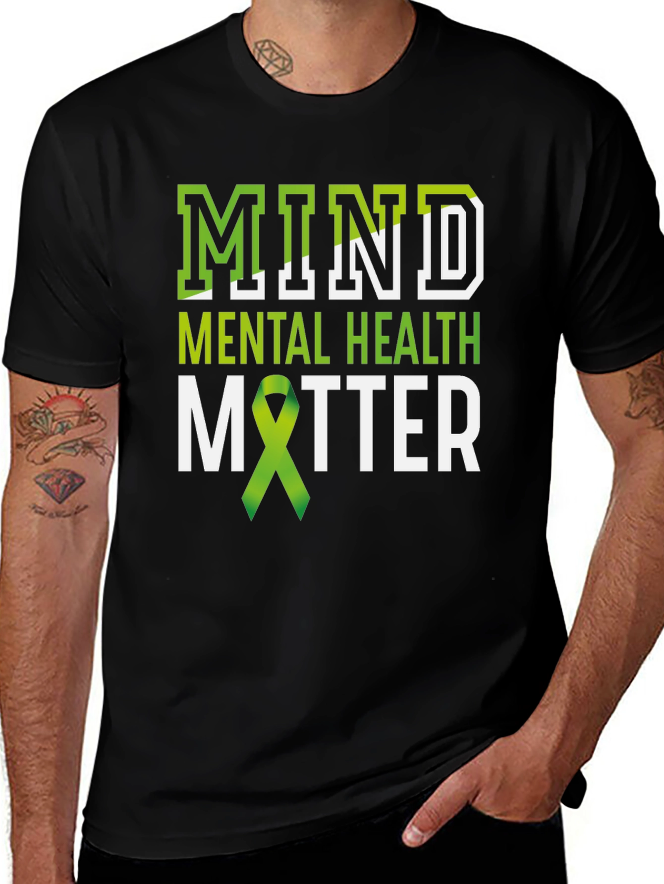 Variant 27 of Mind Mental Health Matter T-Shirt, Awareness Tee