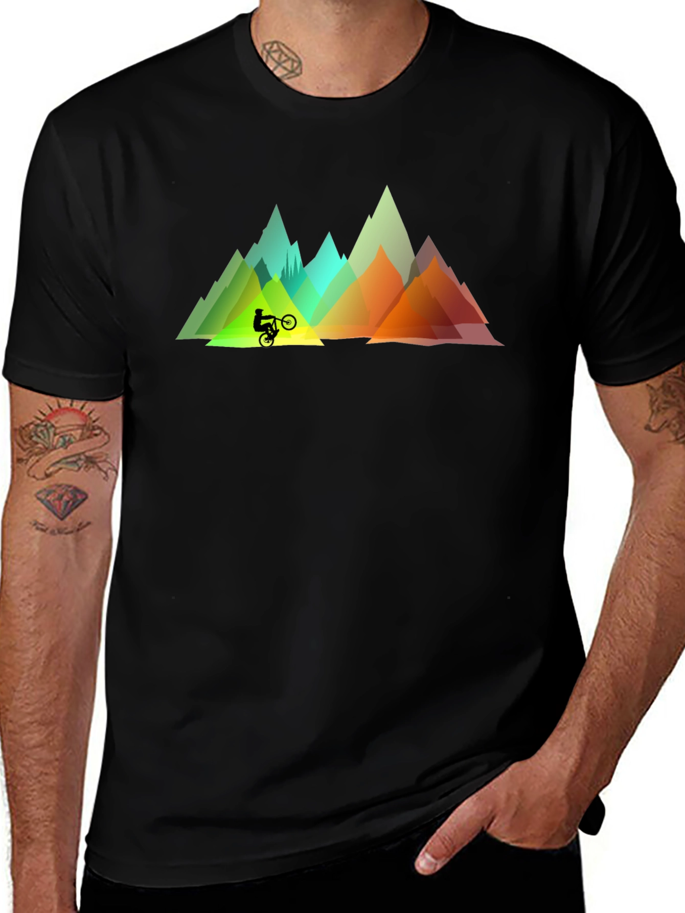 Variant 8 of Mountain Biking Adventure T-Shirt
