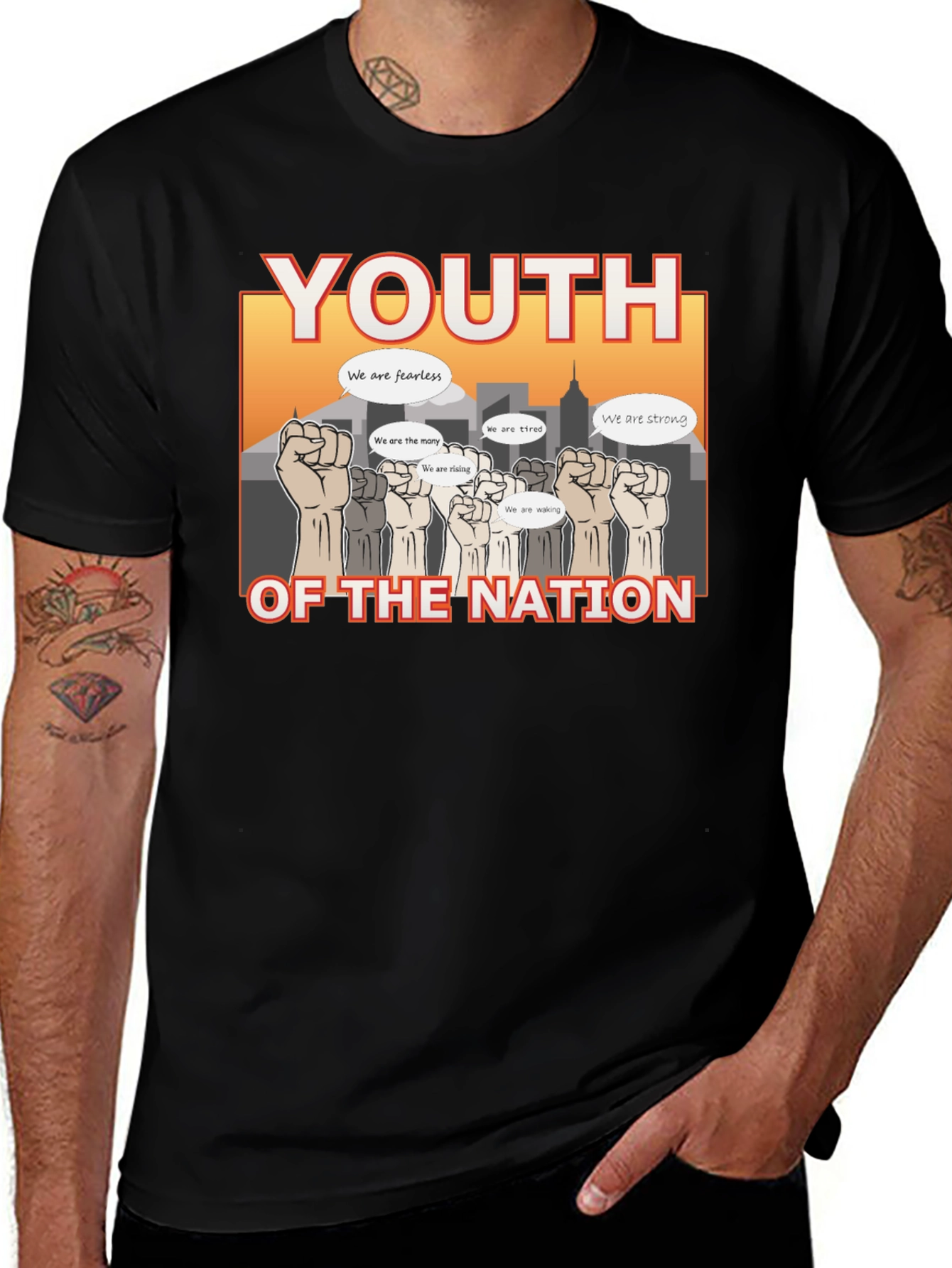 Variant 6 of Youth of the Nation Graphic T-Shirt
