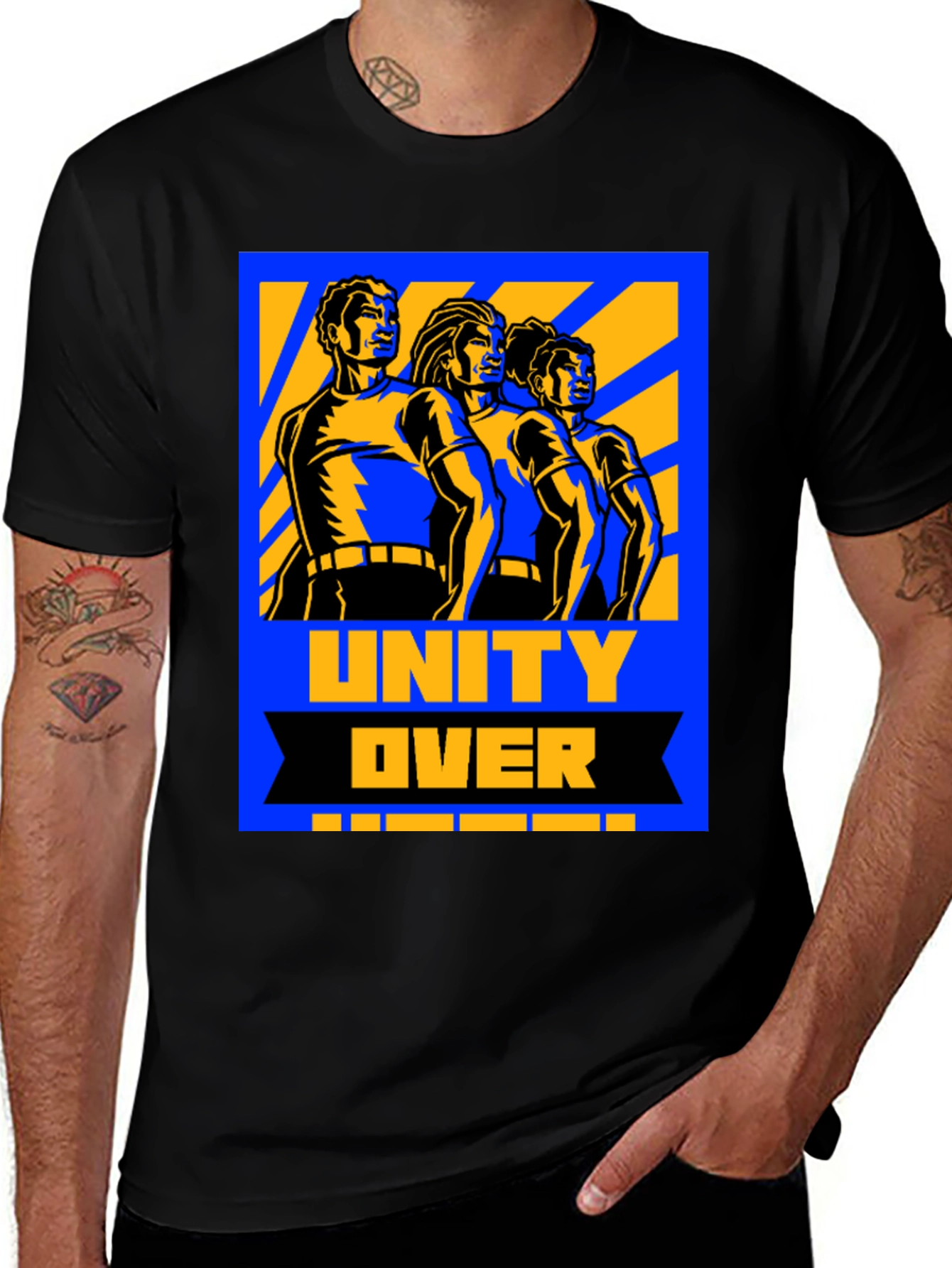 Variant 18 of Unity Over Division Graphic T-Shirt