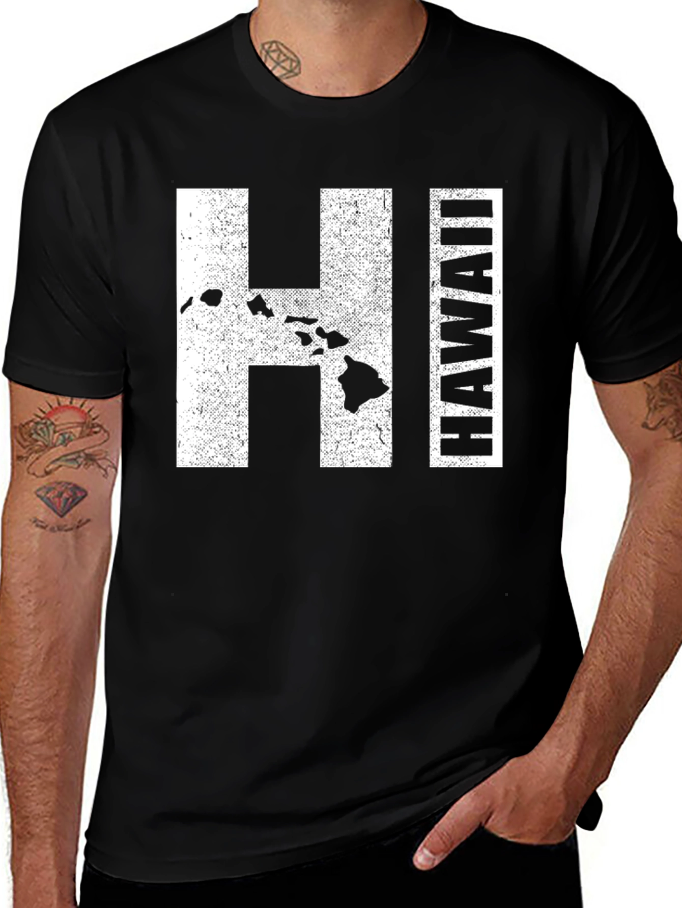 Hawaii HI Islands Graphic T-Shirt