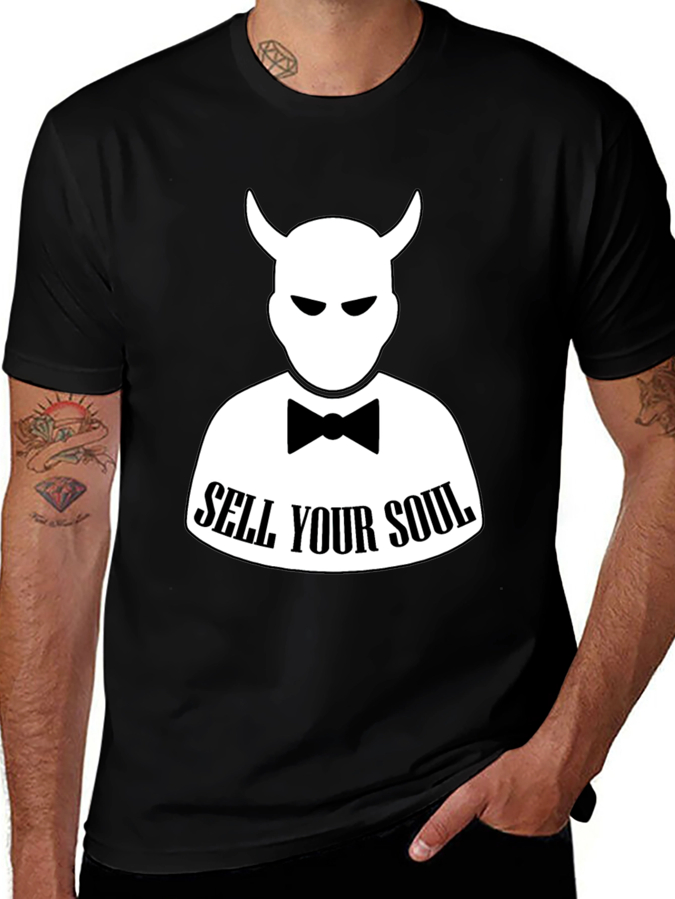 Variant 18 of Sell Your Soul T-Shirt - Devilish Design