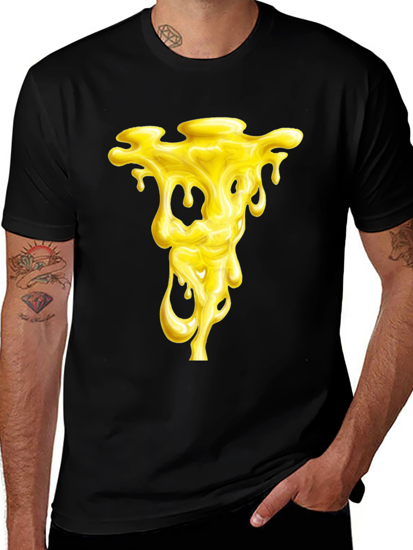Variant 20 of Dripping Honey Graphic Tee - Black