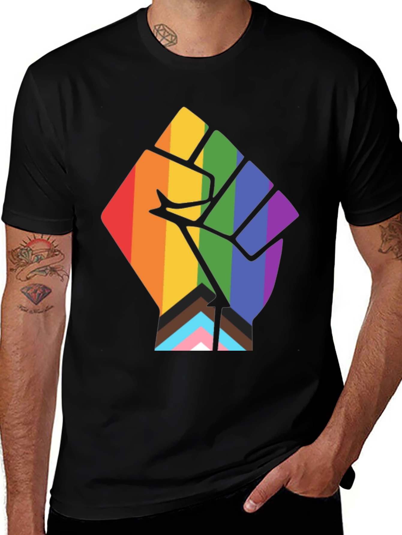 Pride Fist T-Shirt - LGBTQ+ Equality Tee