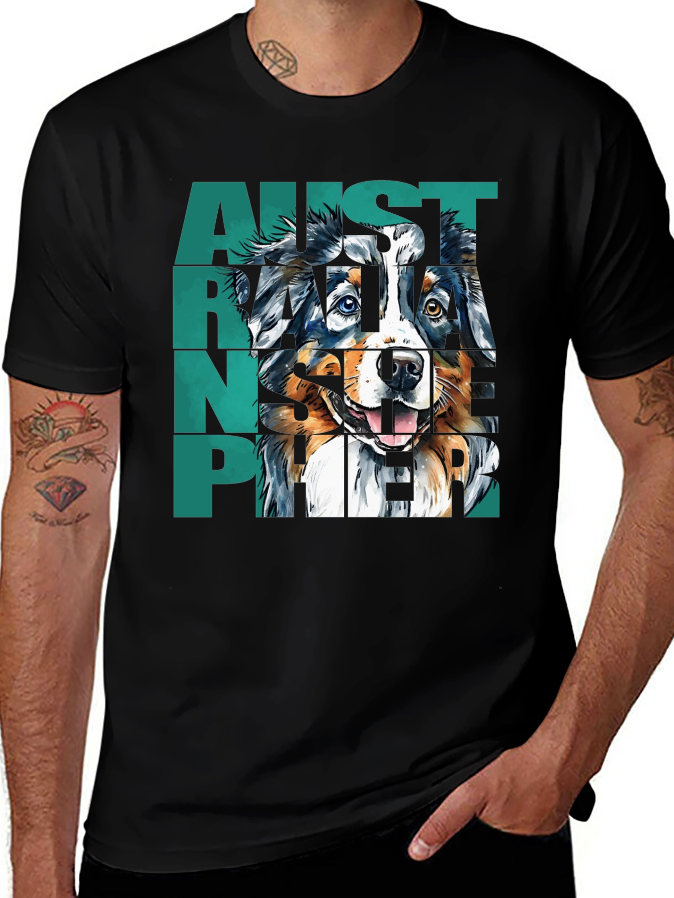 Variant 9 of Australian Shepherd Graphic Tee