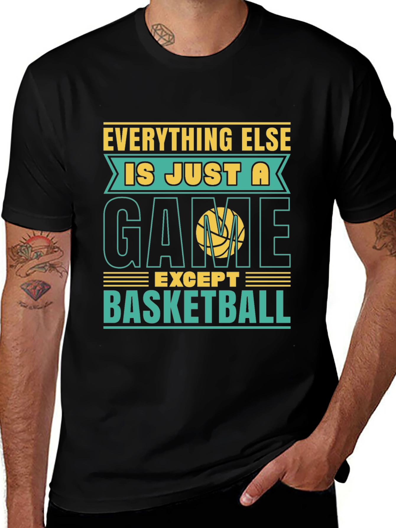 Variant 4 of Basketball Game T-Shirt