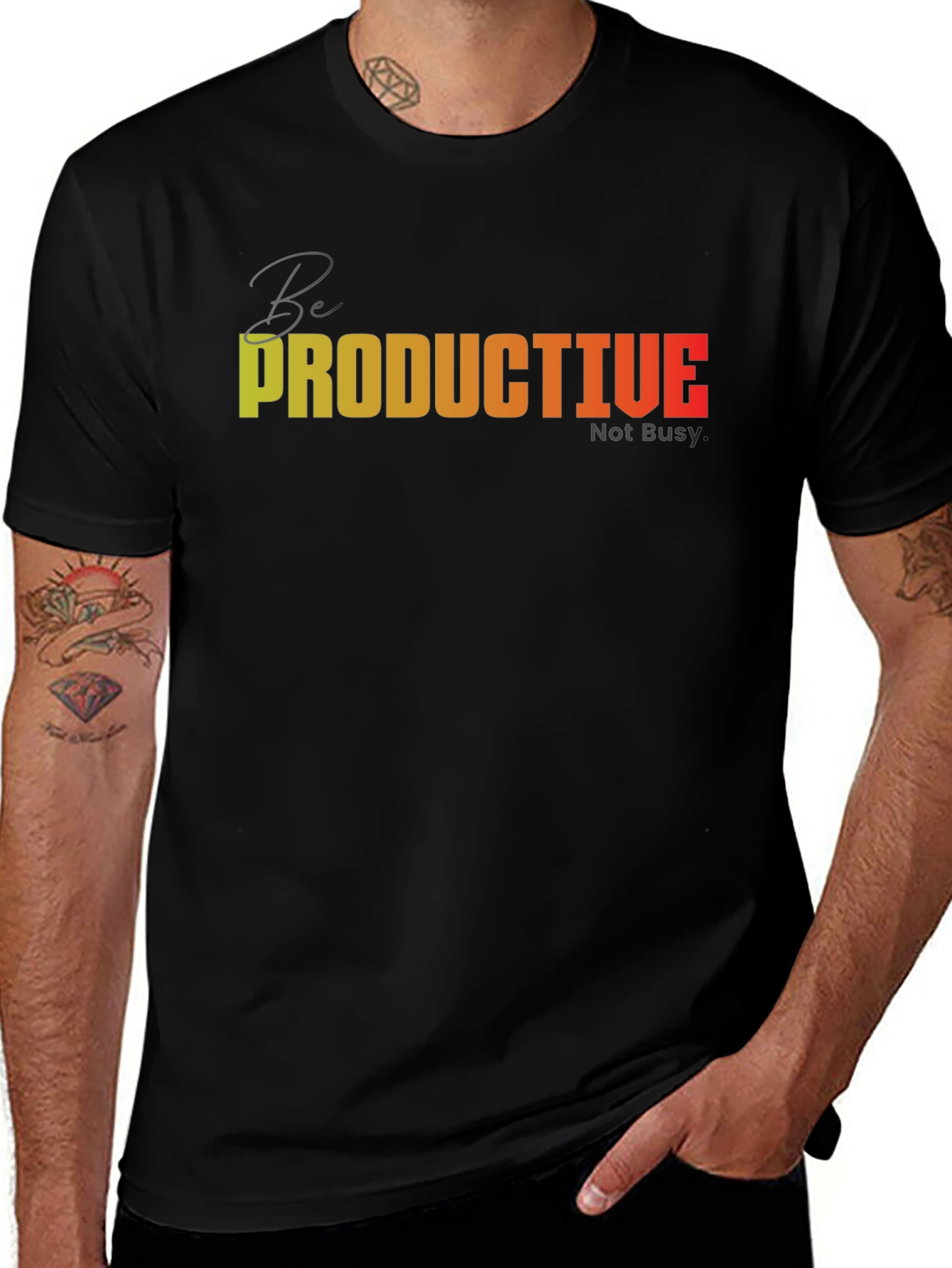 Productive Black T-Shirt