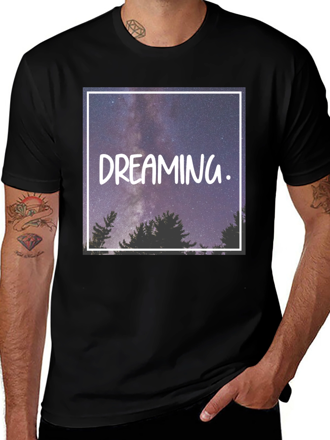 Variant 6 of Dreaming Starry Sky Graphic Tee