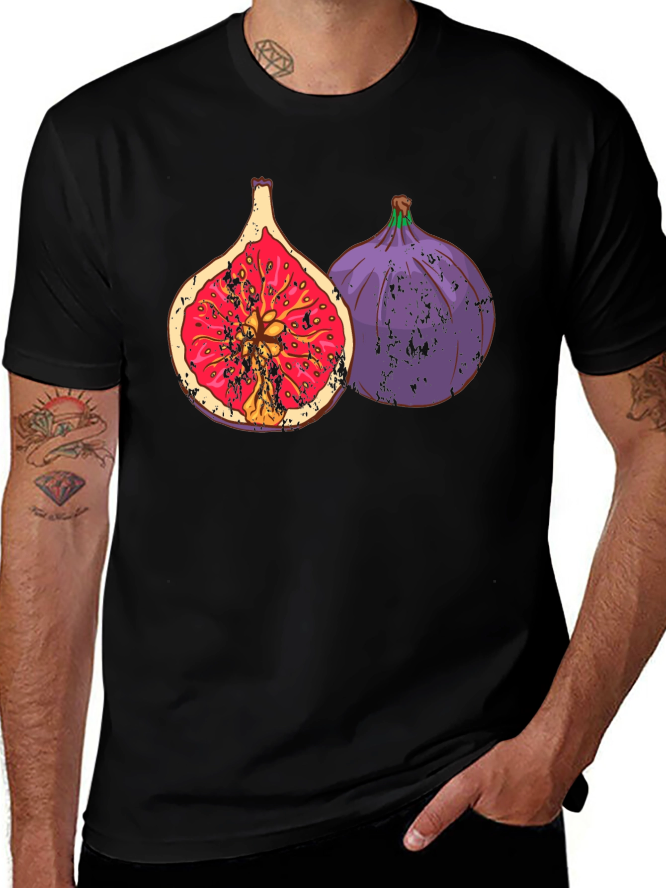 Variant 21 of Fig Graphic T-Shirt - Unique Fruit Design