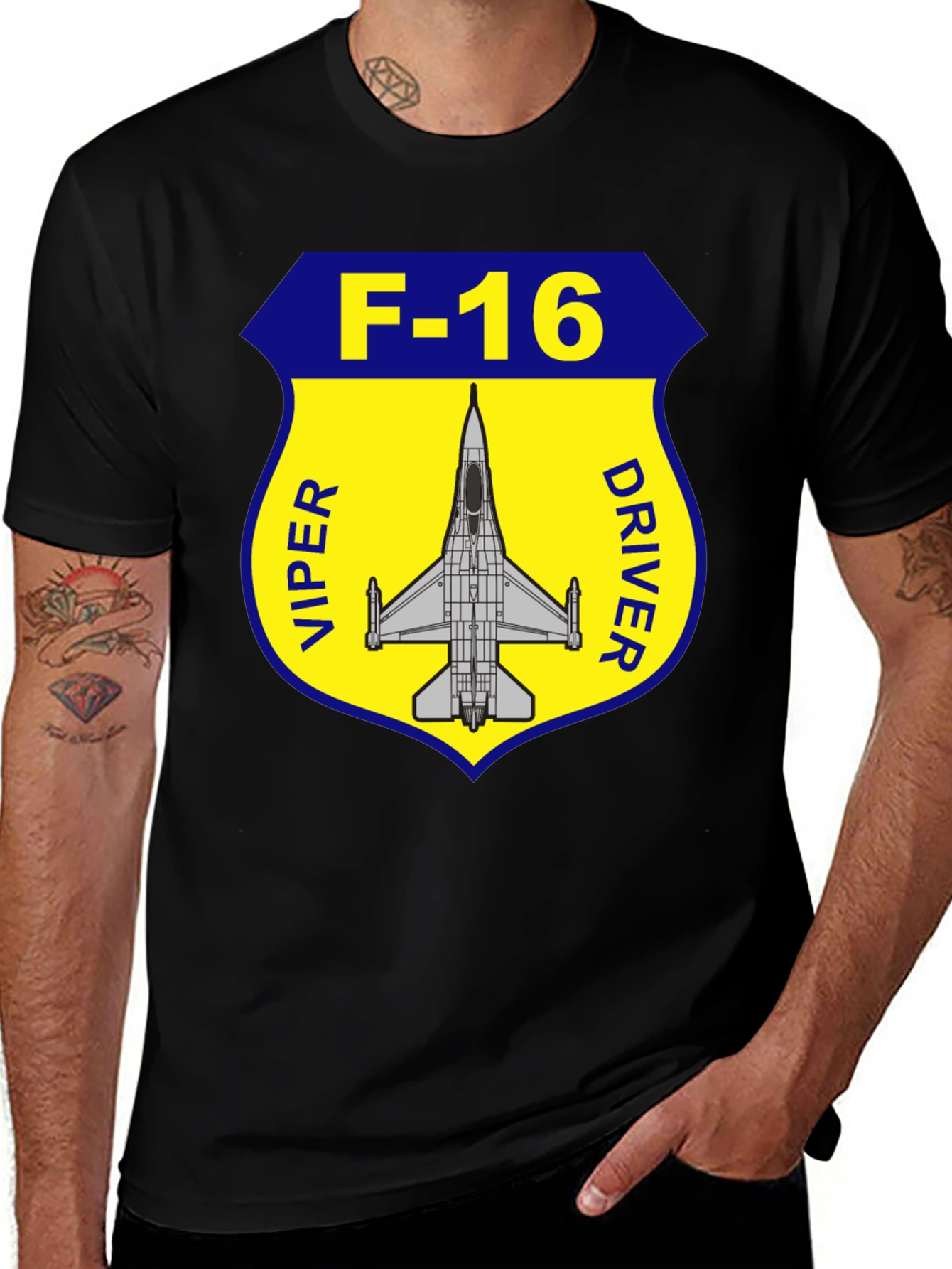 F-16 Viper Driver Graphic T-Shirt