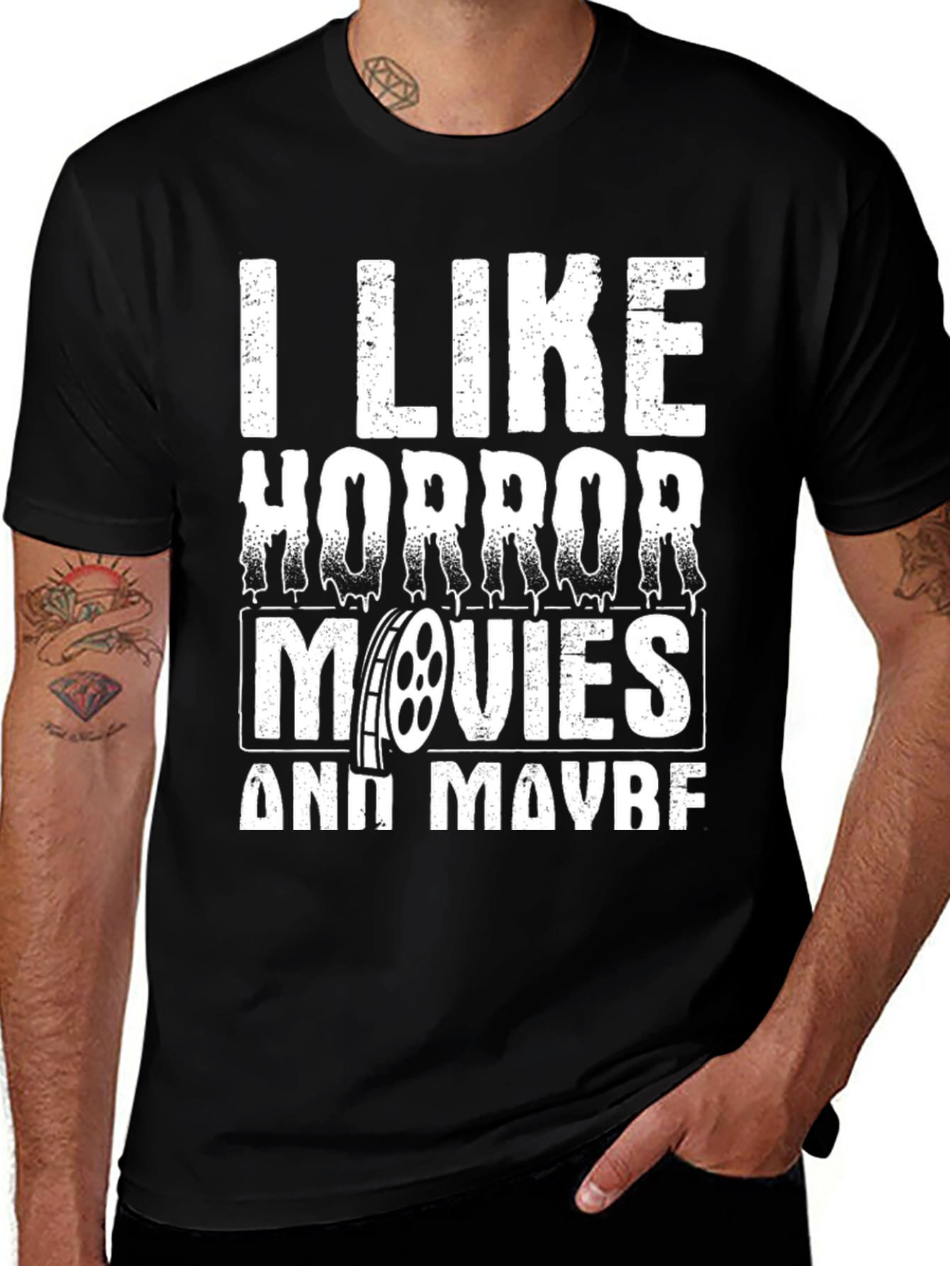 Variant 10 of I Like Horror Movies T-Shirt