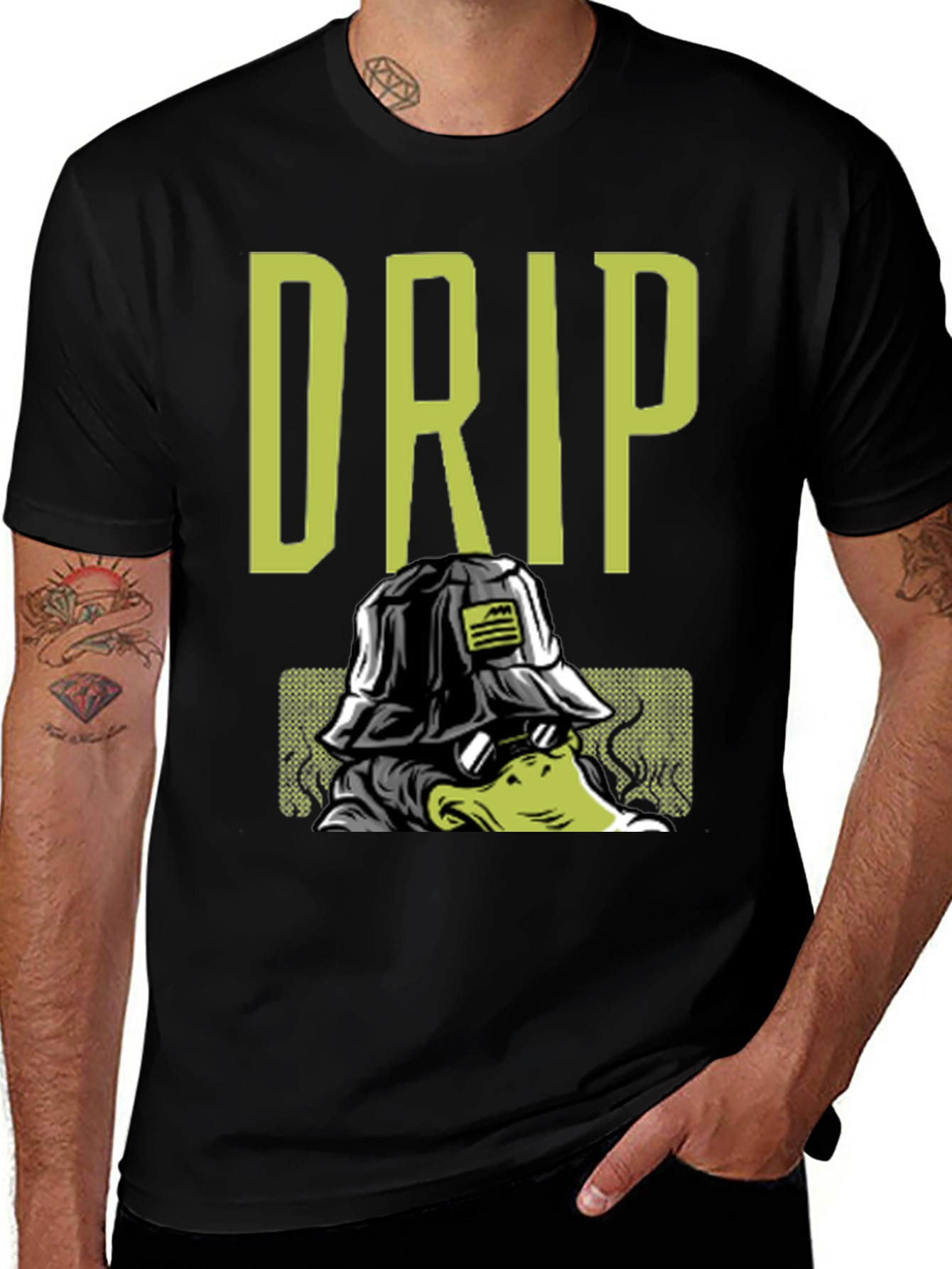 Drip Duck Graphic Tee - Cool & Casual