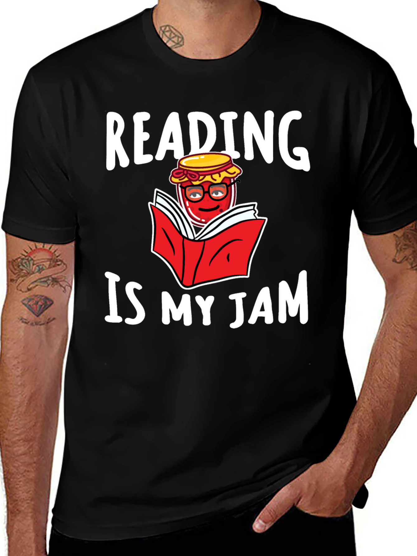 Reading Is My Jam Graphic T-Shirt