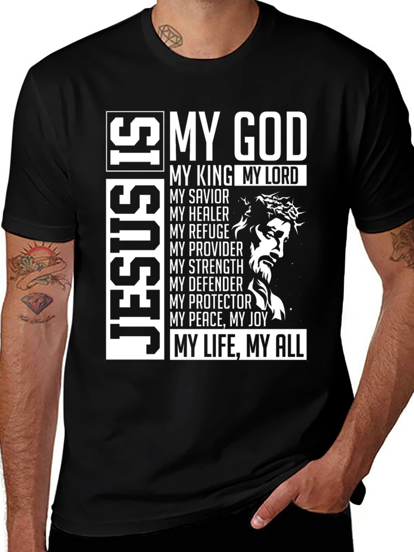 Jesus Is My God T-Shirt - Christian Faith Tee