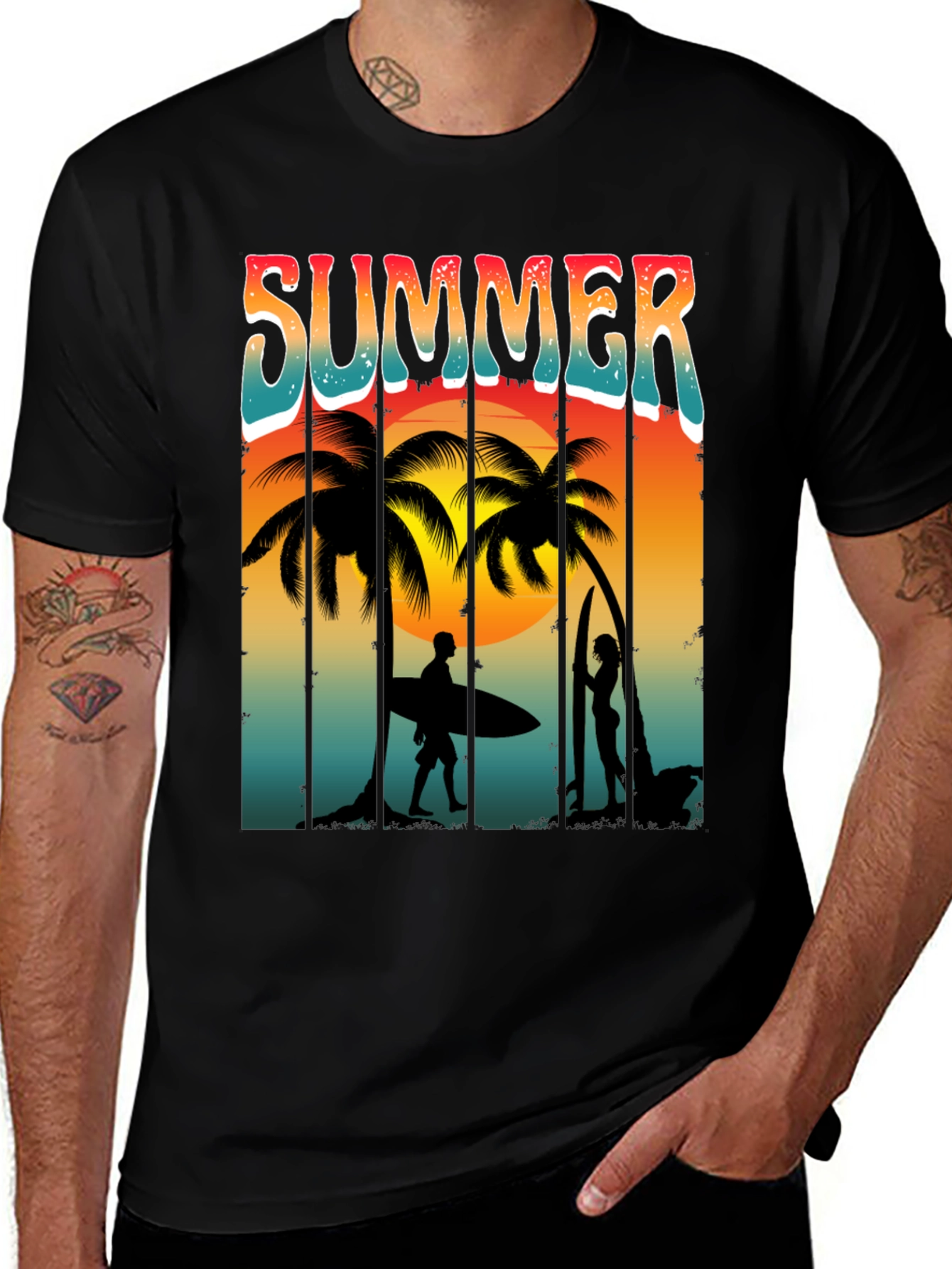 Summer Surfer Graphic Tee