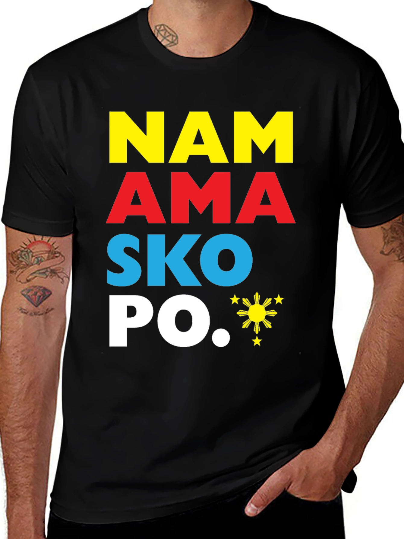 Philippines Pride T-Shirt NAM AMA SKO PO