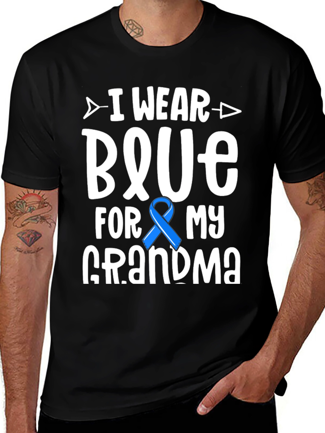 Variant 12 of I Wear Blue For My Grandma T-Shirt