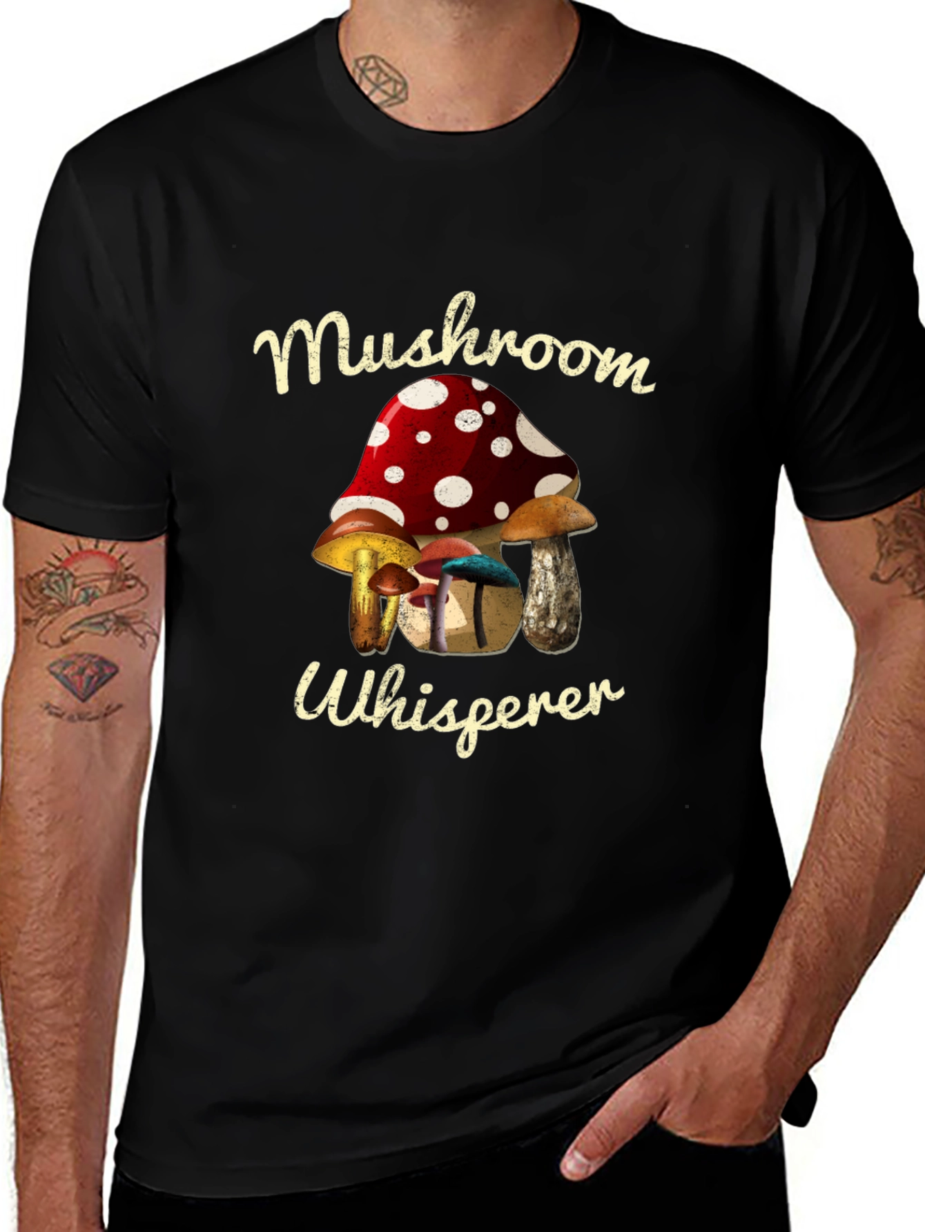 Variant 27 of Mushroom Whisperer T-Shirt - Fun Graphic Tee