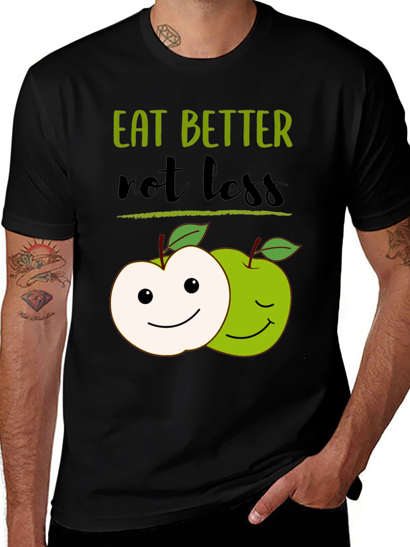 Variant 5 of Eat Better Not Less T-Shirt