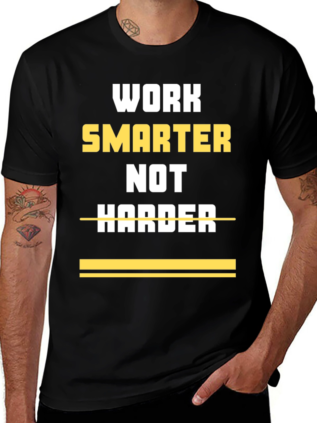 Variant 11 of Work Smarter T-Shirt - Motivational Tee