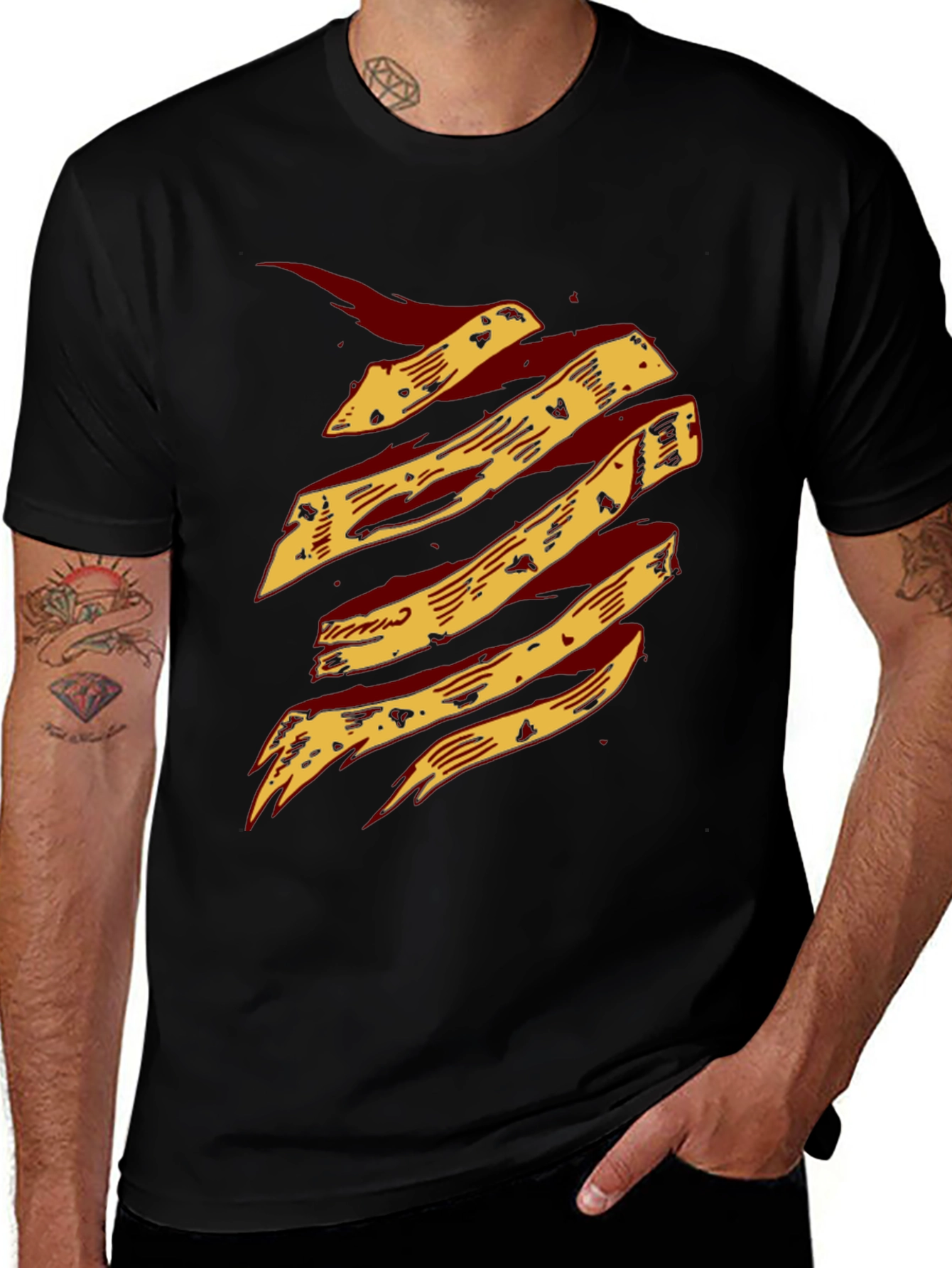 Variant 13 of Graphic Print T-Shirt - Abstract Design
