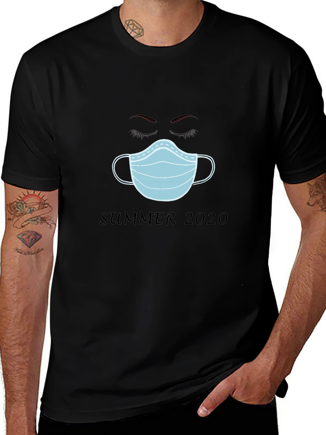 Variant 13 of Summer 2020 Mask Graphic T-Shirt