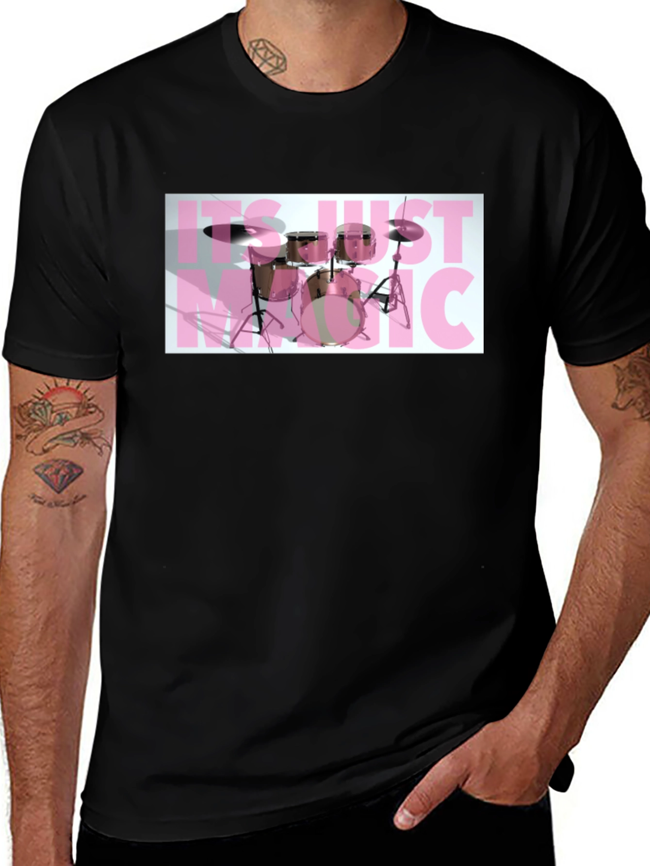 Variant 19 of It's Just Music Graphic T-Shirt