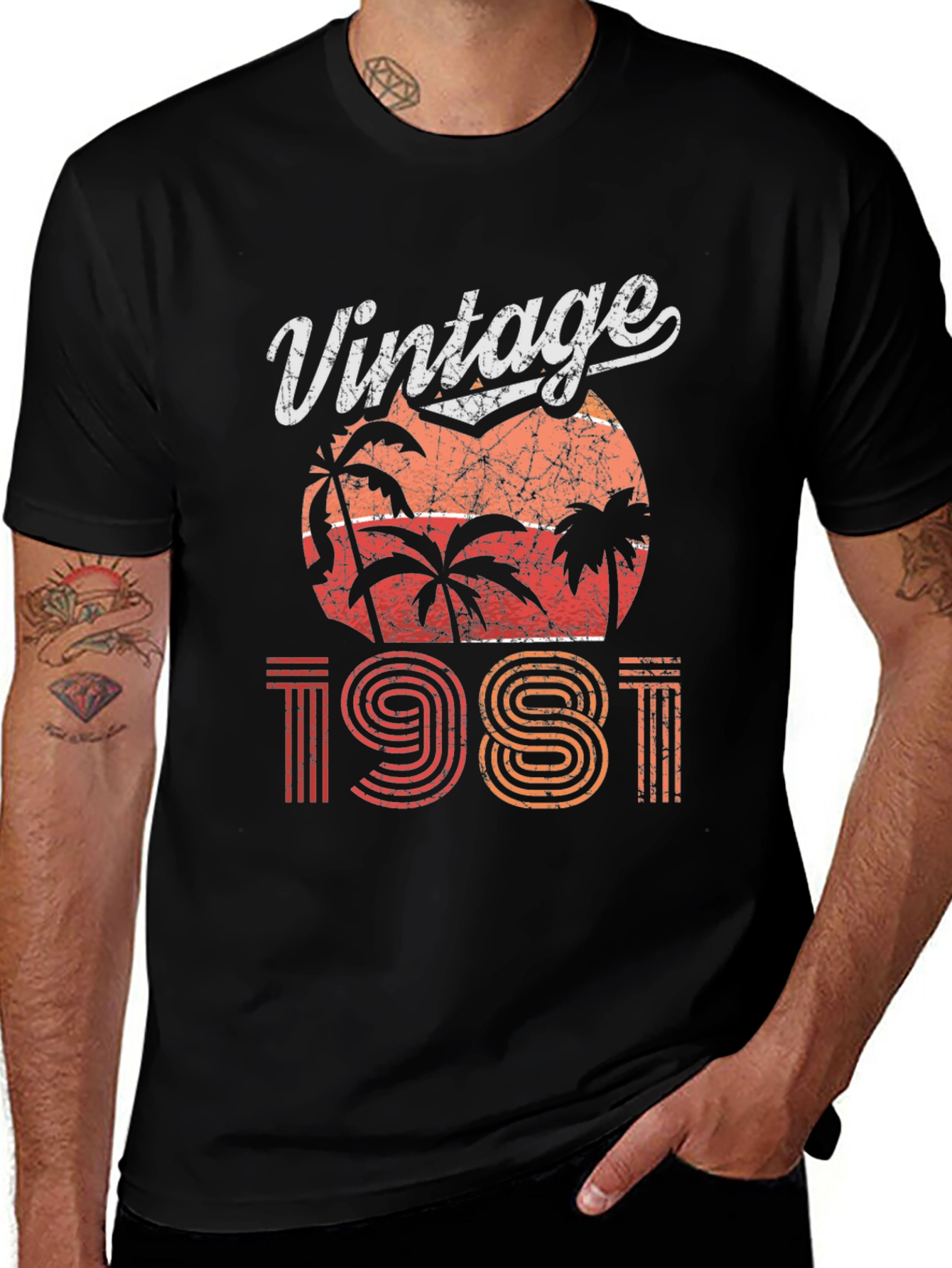 Vintage 1981 Sunset Graphic T-Shirt