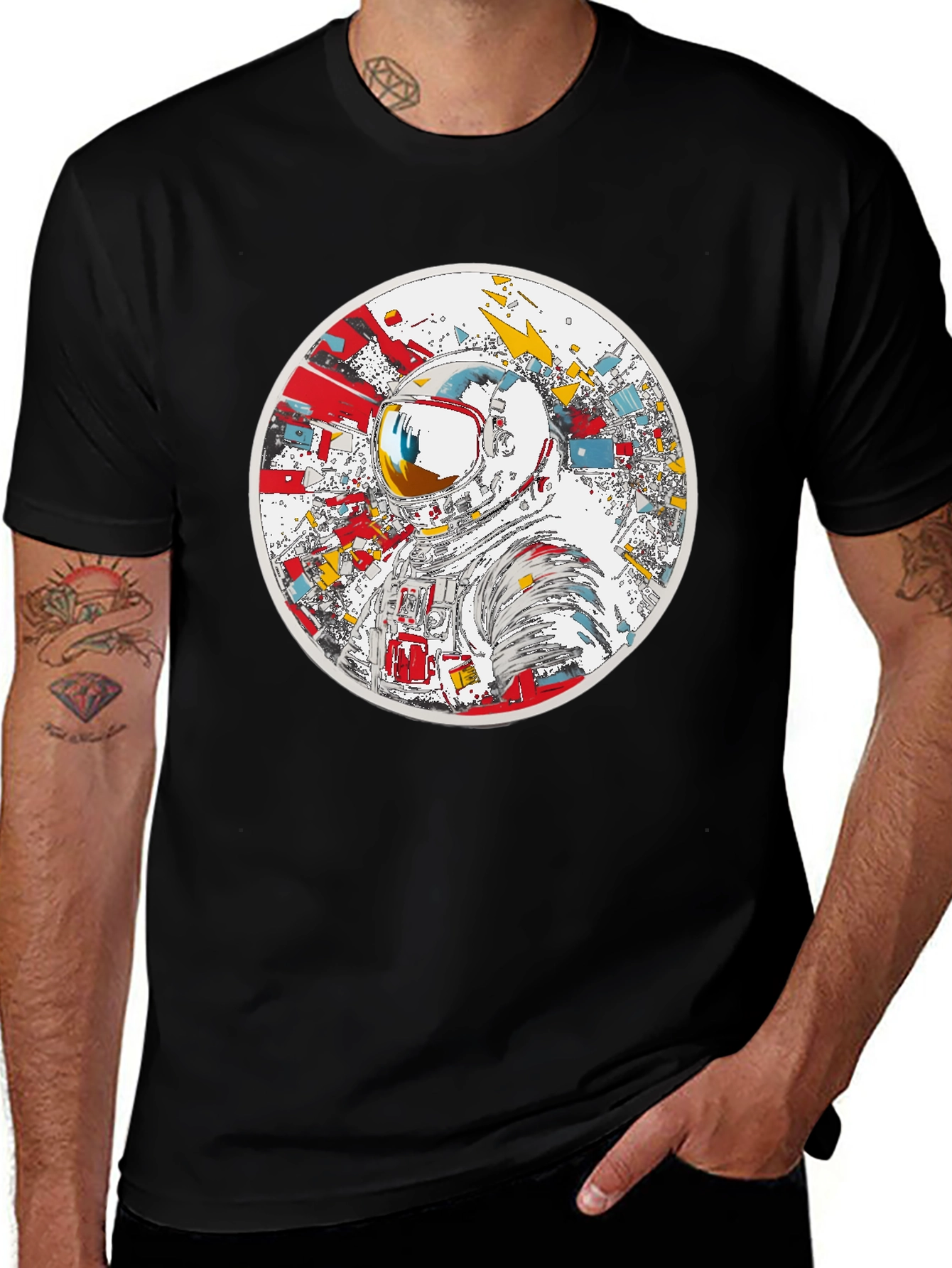 Variant 6 of Astronaut Graphic Tee - Space Explorer Fashion