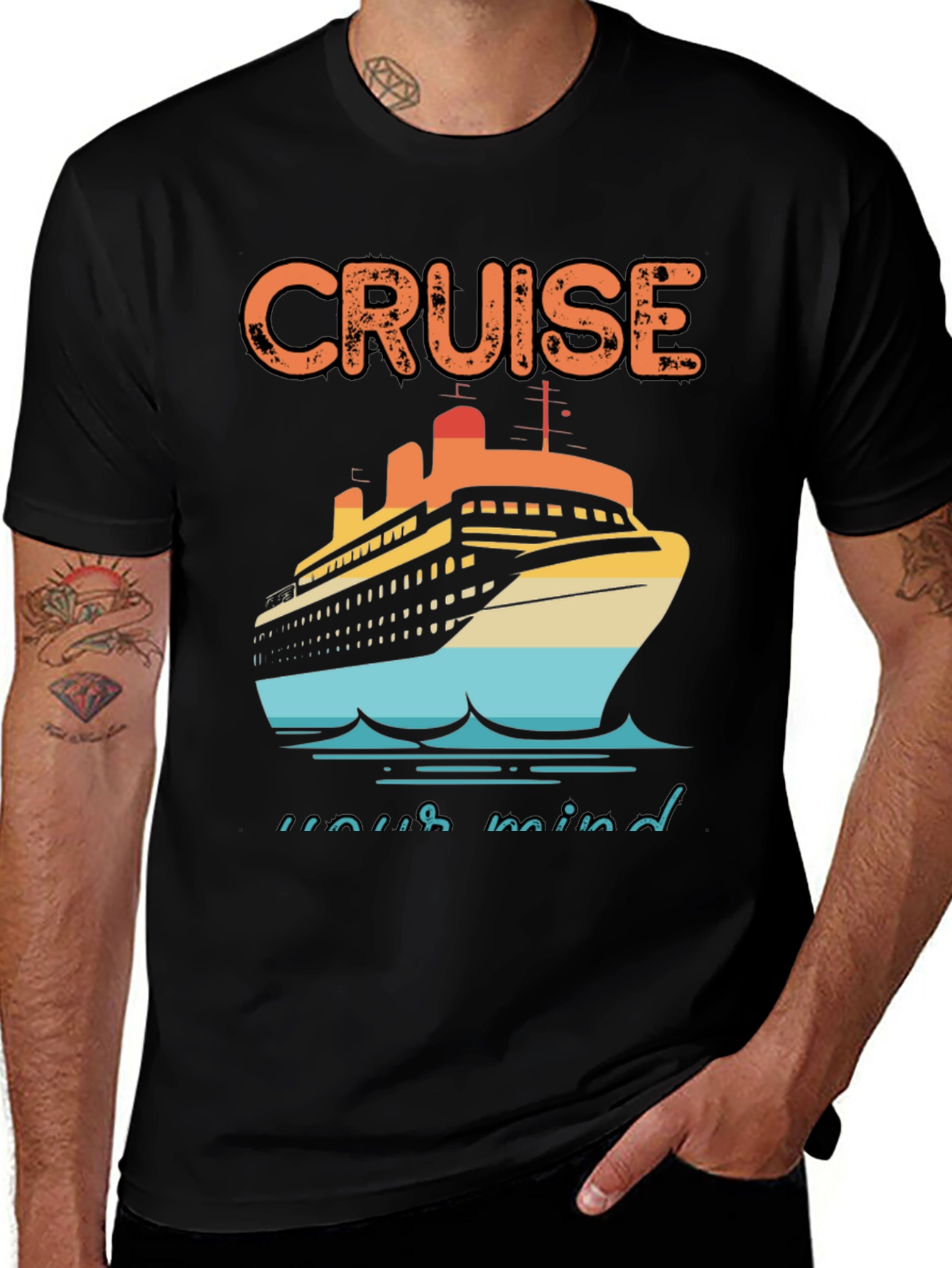 Variant 26 of Cruise Your Mind Graphic T-Shirt