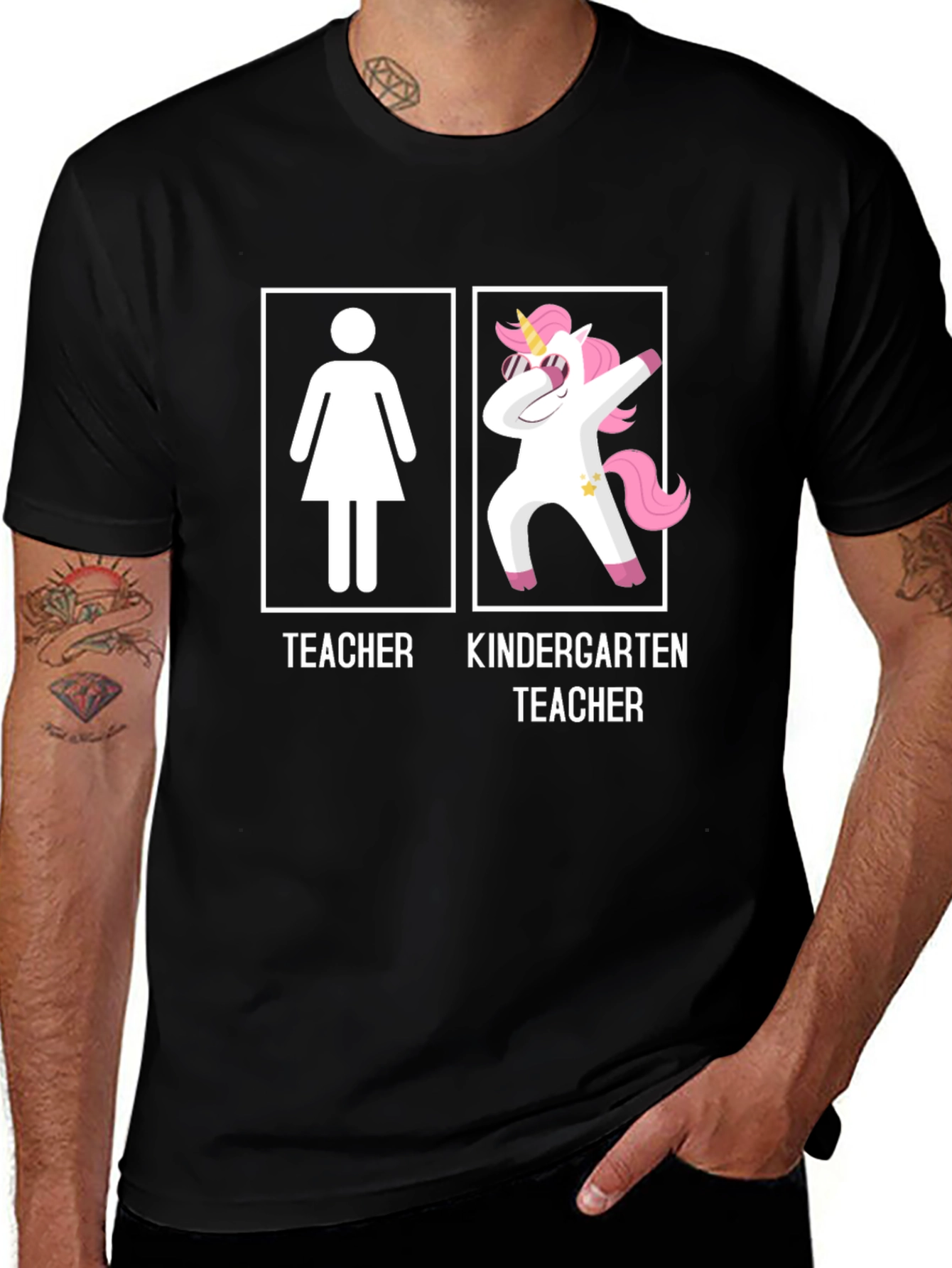 Variant 9 of Teacher vs Kindergarten Teacher T-Shirt