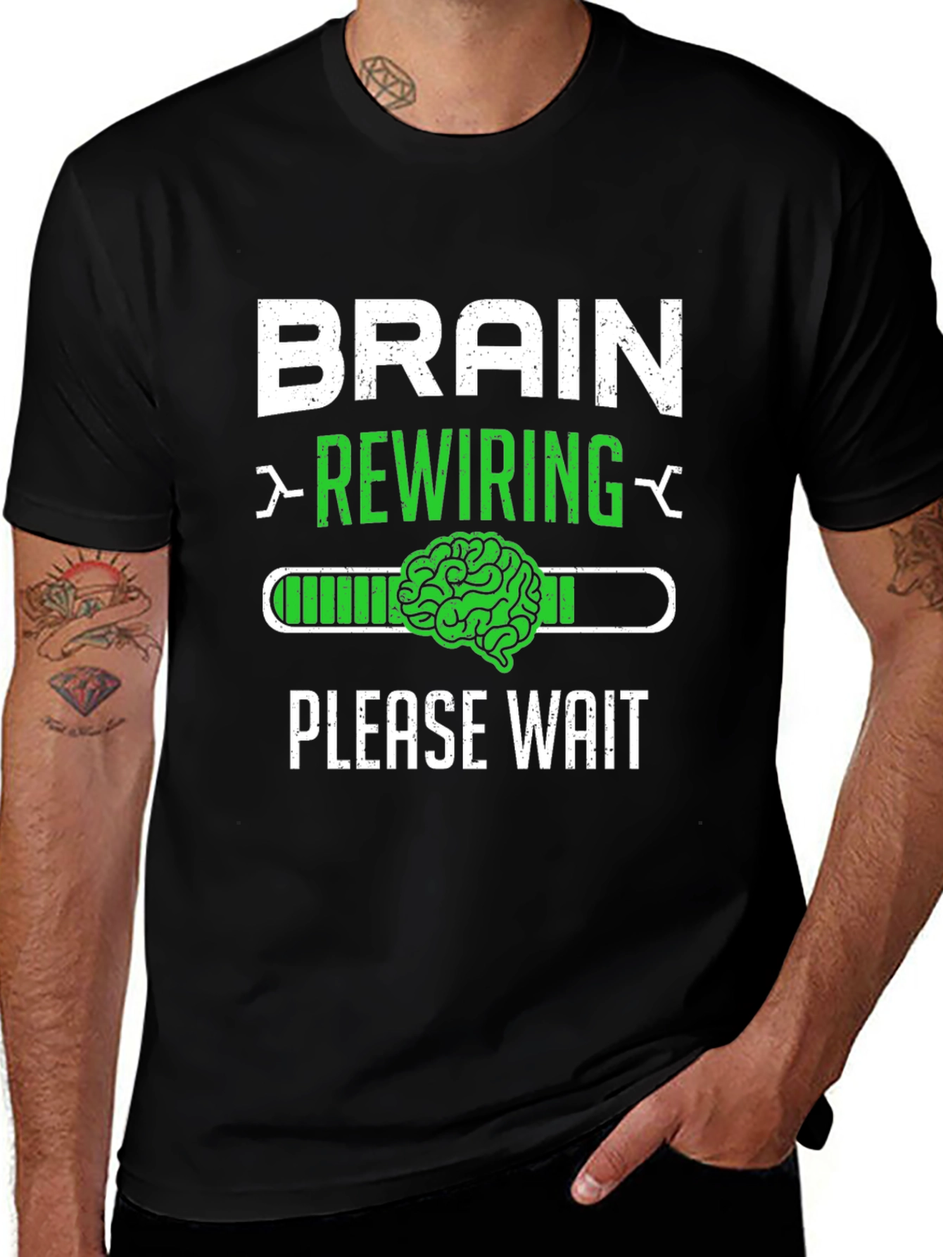Variant 21 of Brain Rewiring Please Wait T-Shirt