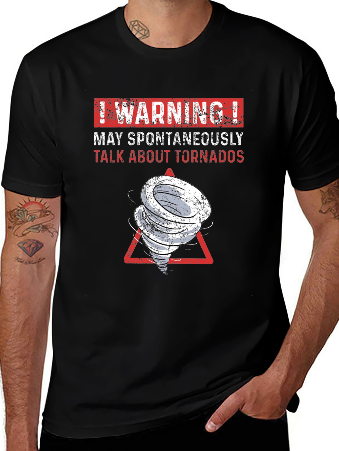 Variant 16 of Tornado Humor Graphic T-Shirt